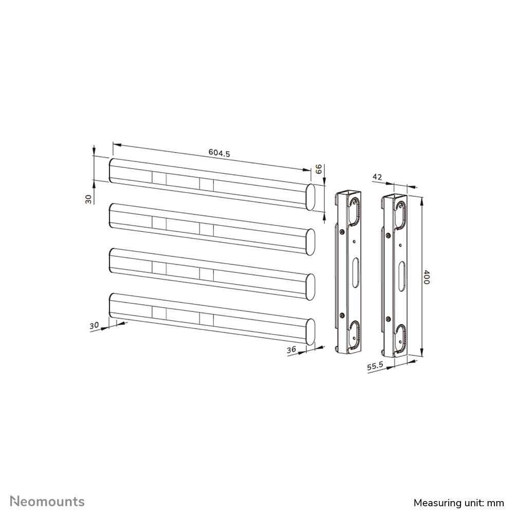 Neomounts MOVE Lift XL VESA extension ki