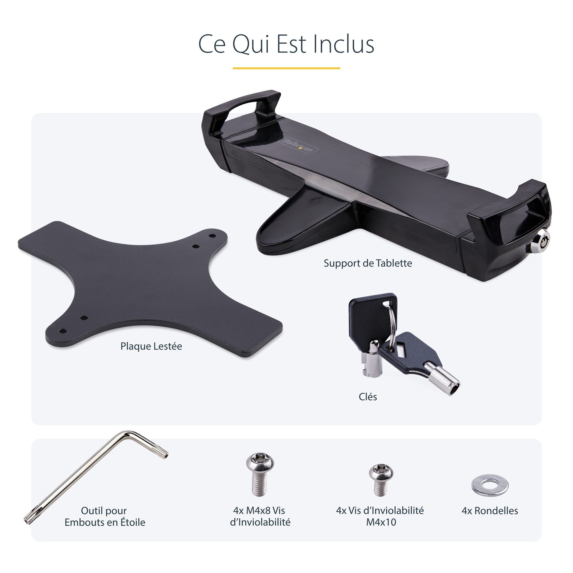 VESA Mount Adapter for Tablets Lockable