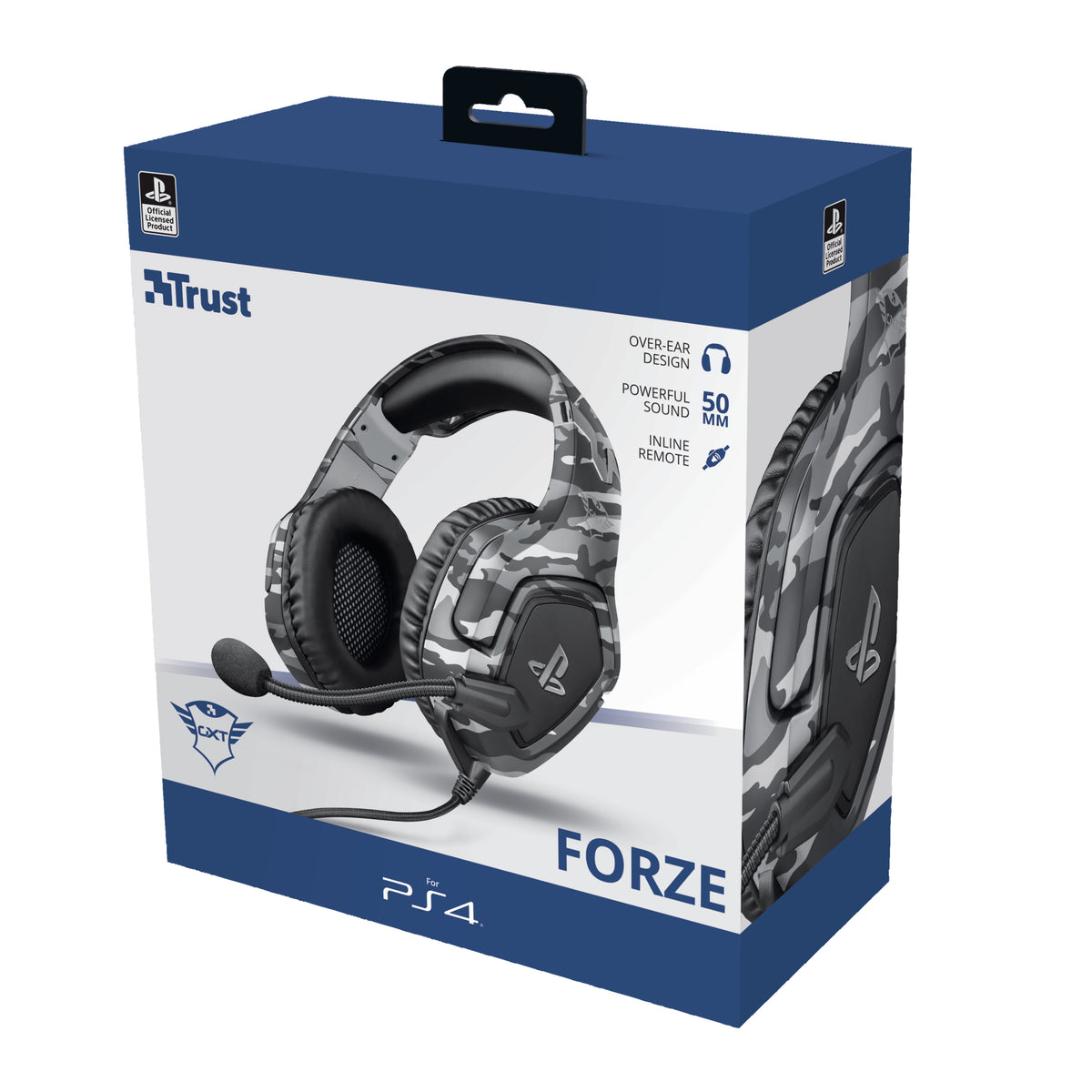 TRUST Casque gaming FORZE pour PS5/PS4 license officielle - Grey
