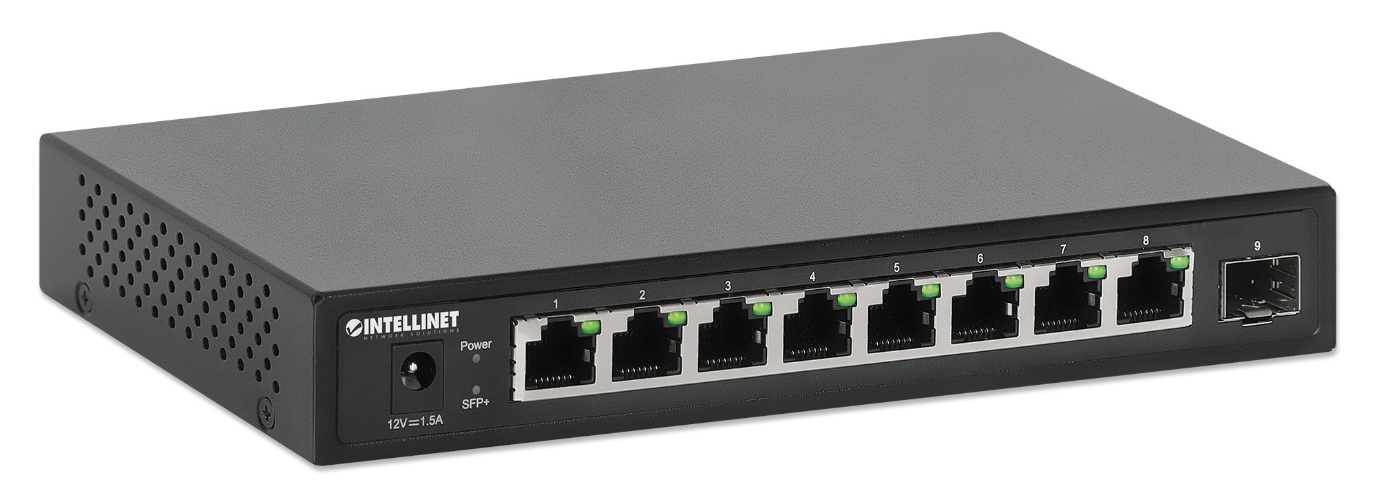Intellinet 562096 commutateur réseau Non-géré 2.5G Ethernet (100/1000/2500) Noir