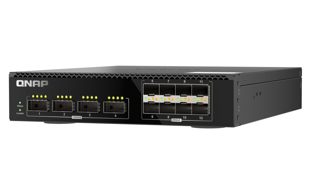 4x100GbE 8x25GbE managed half-rackmount