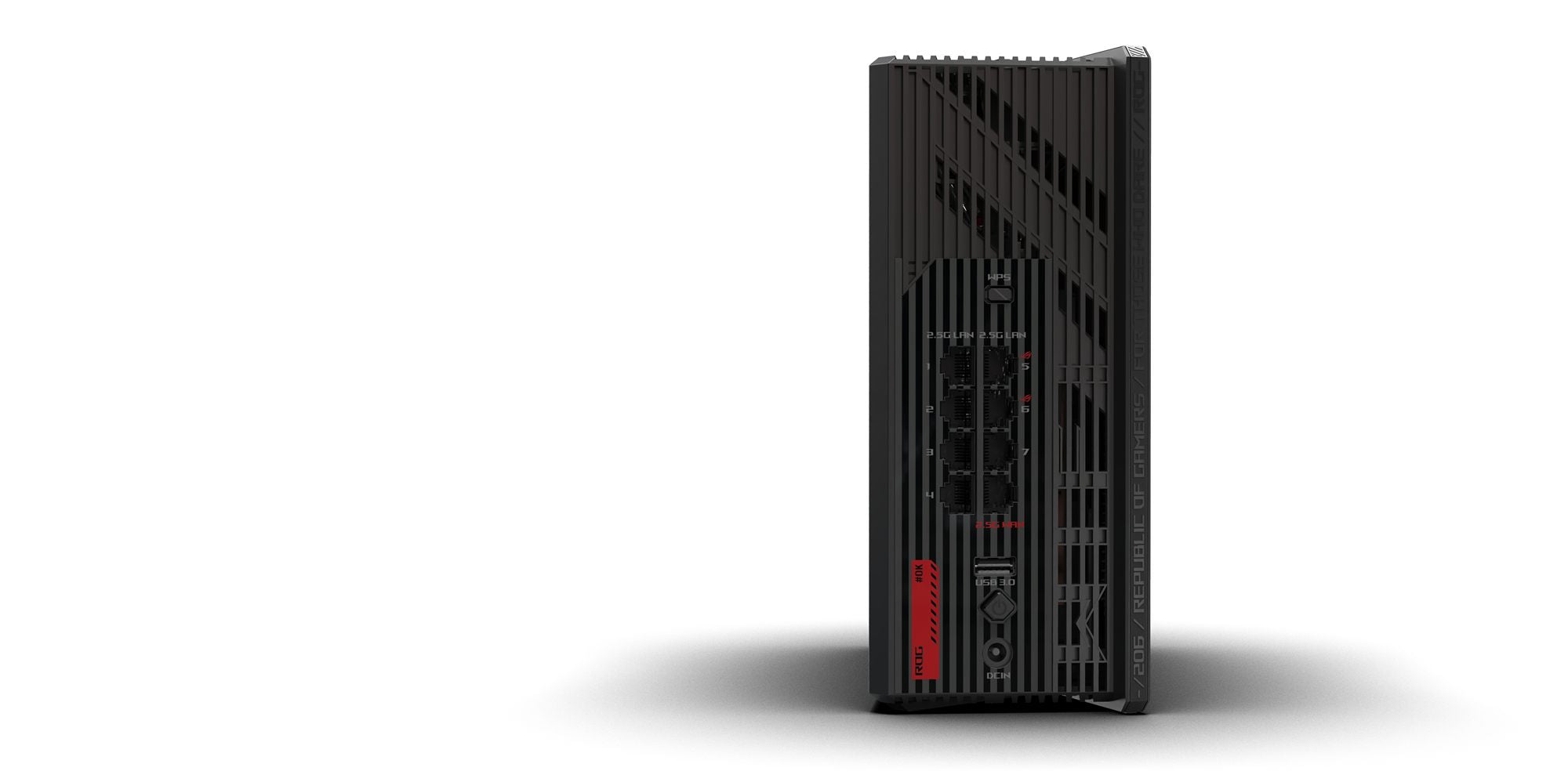 ASUS ROG Strix GS-BE18000 WiFi 7 Tri-band Router 18000 Mbps 8x 2.5G Ports 3.300 sq. ft. Coverage 2.0GHz Quad-core CPU