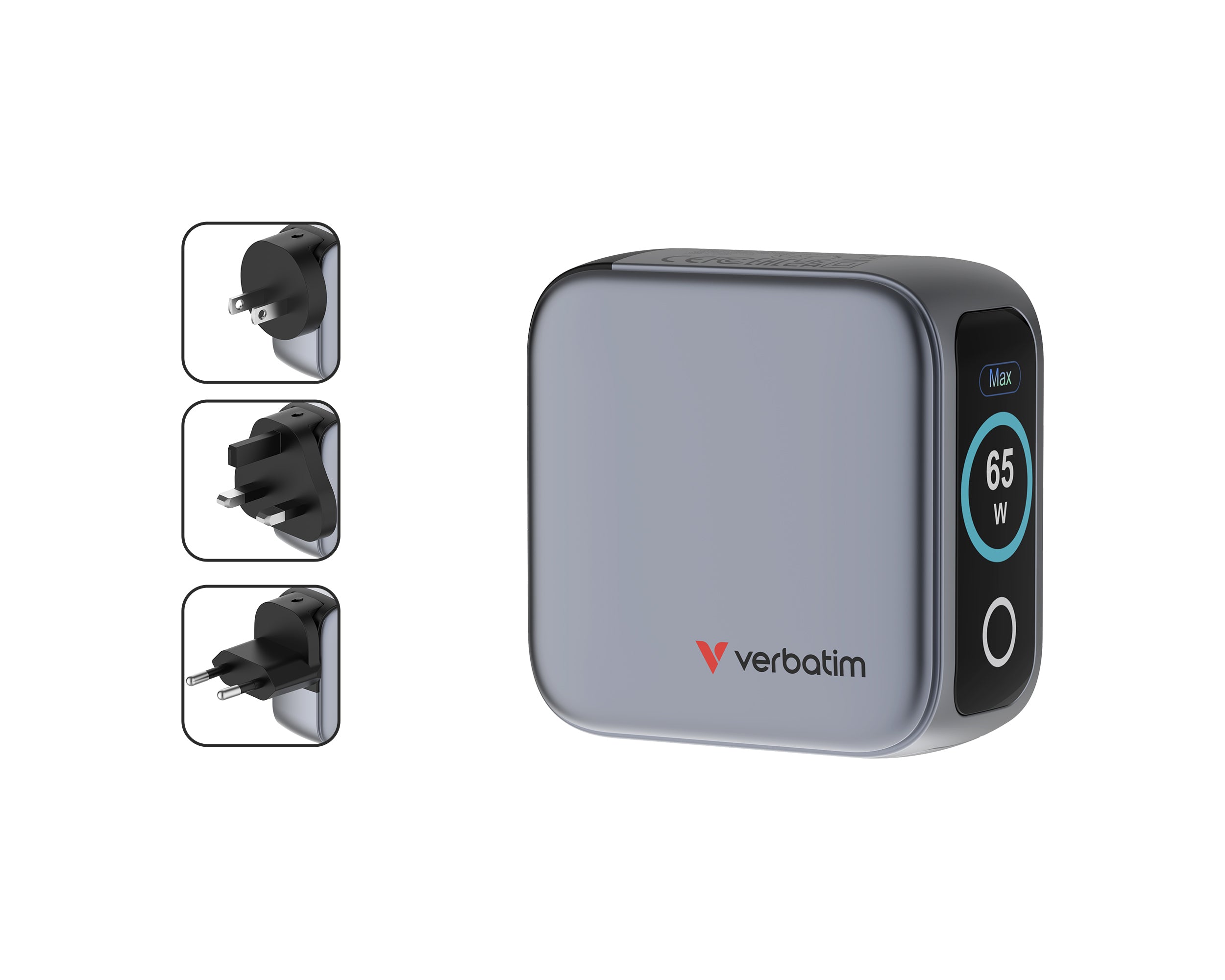 Mini GaN Charger 65W with Display