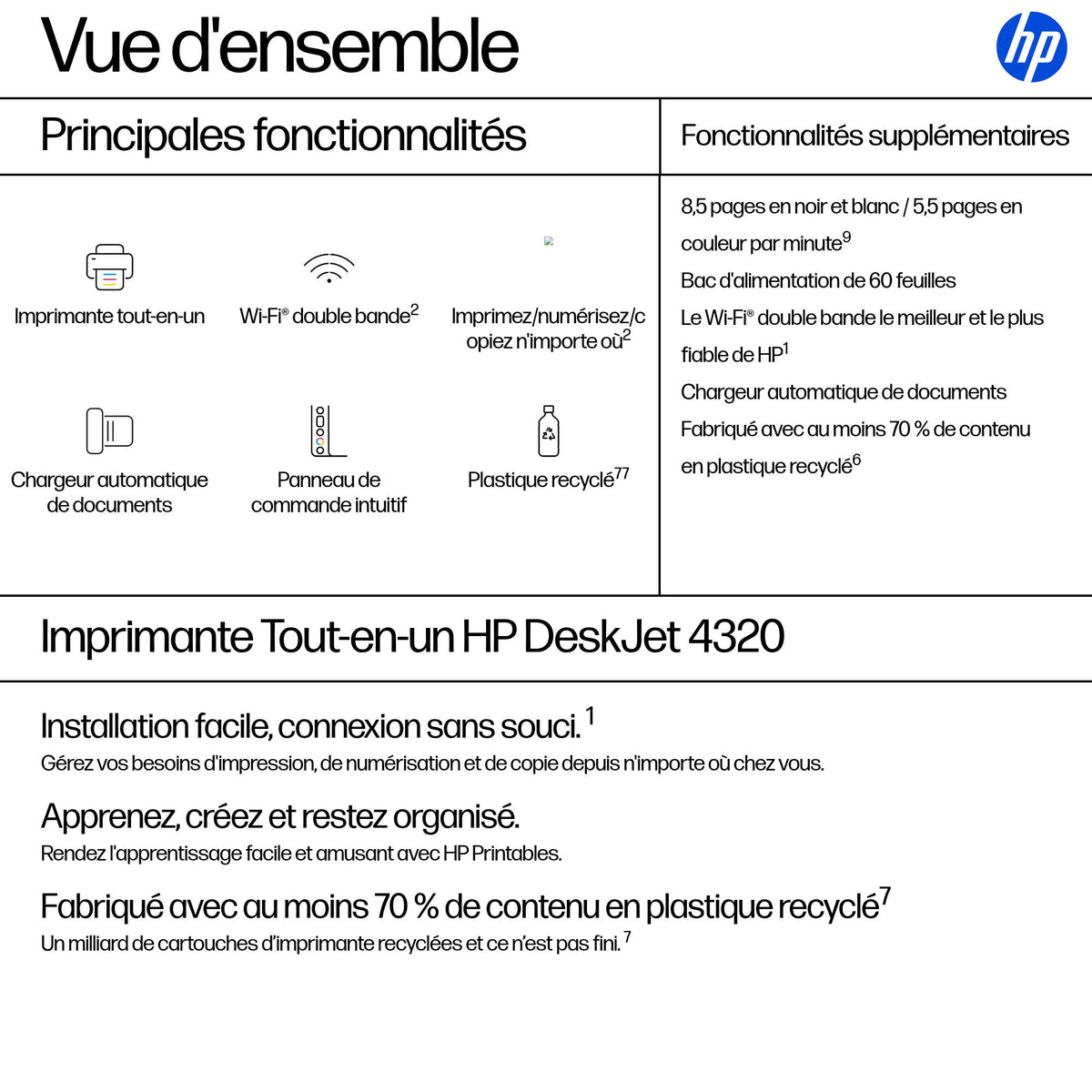 HP DeskJet 4320 AiO Color 5.5ppm Printer