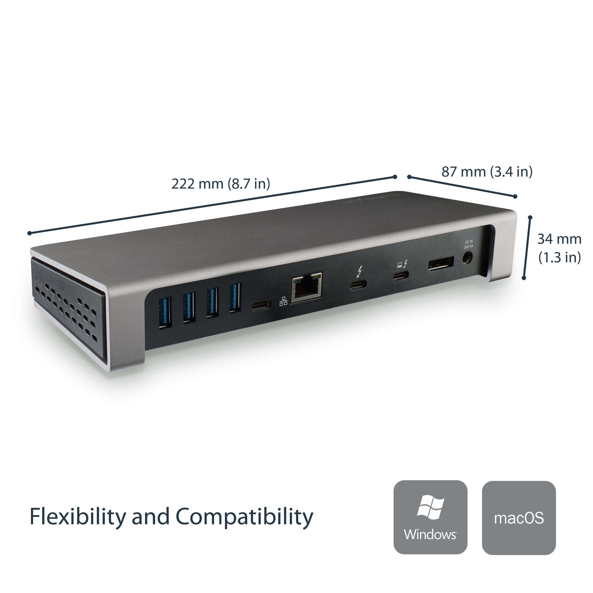 StarTech.com Dock Thunderbolt 3 - SD - D