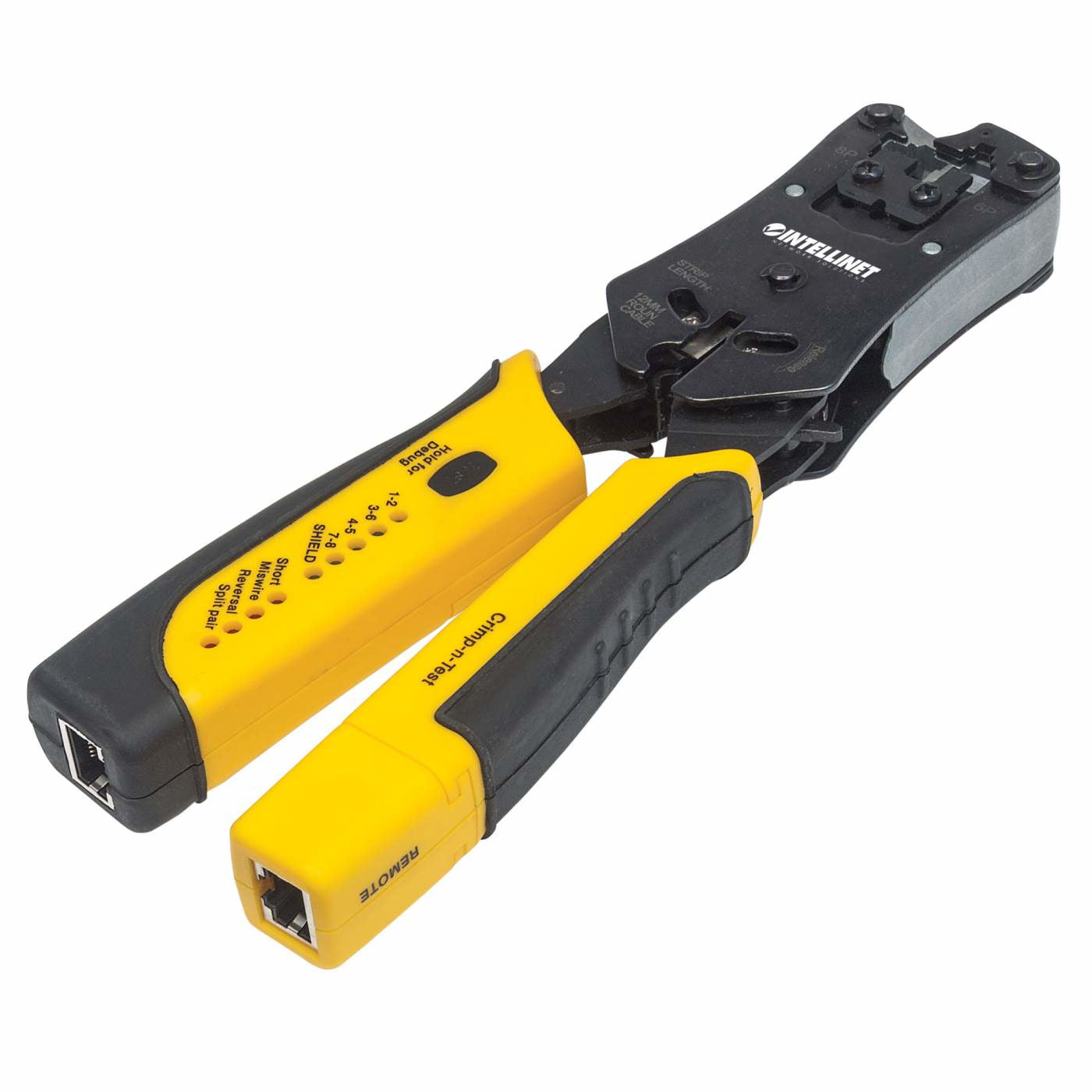 Intellinet 780124 Pince a sertir Noir, Jaune