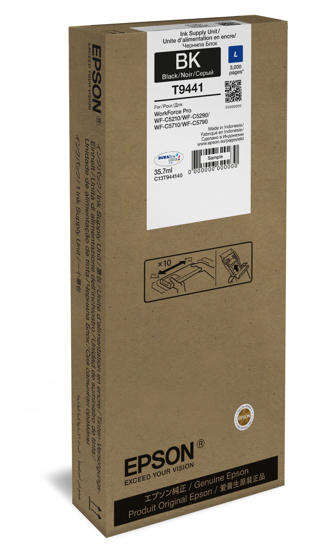 EPSON 4LB WF-C5xxx Series Ink Cartridge L Black 3000s