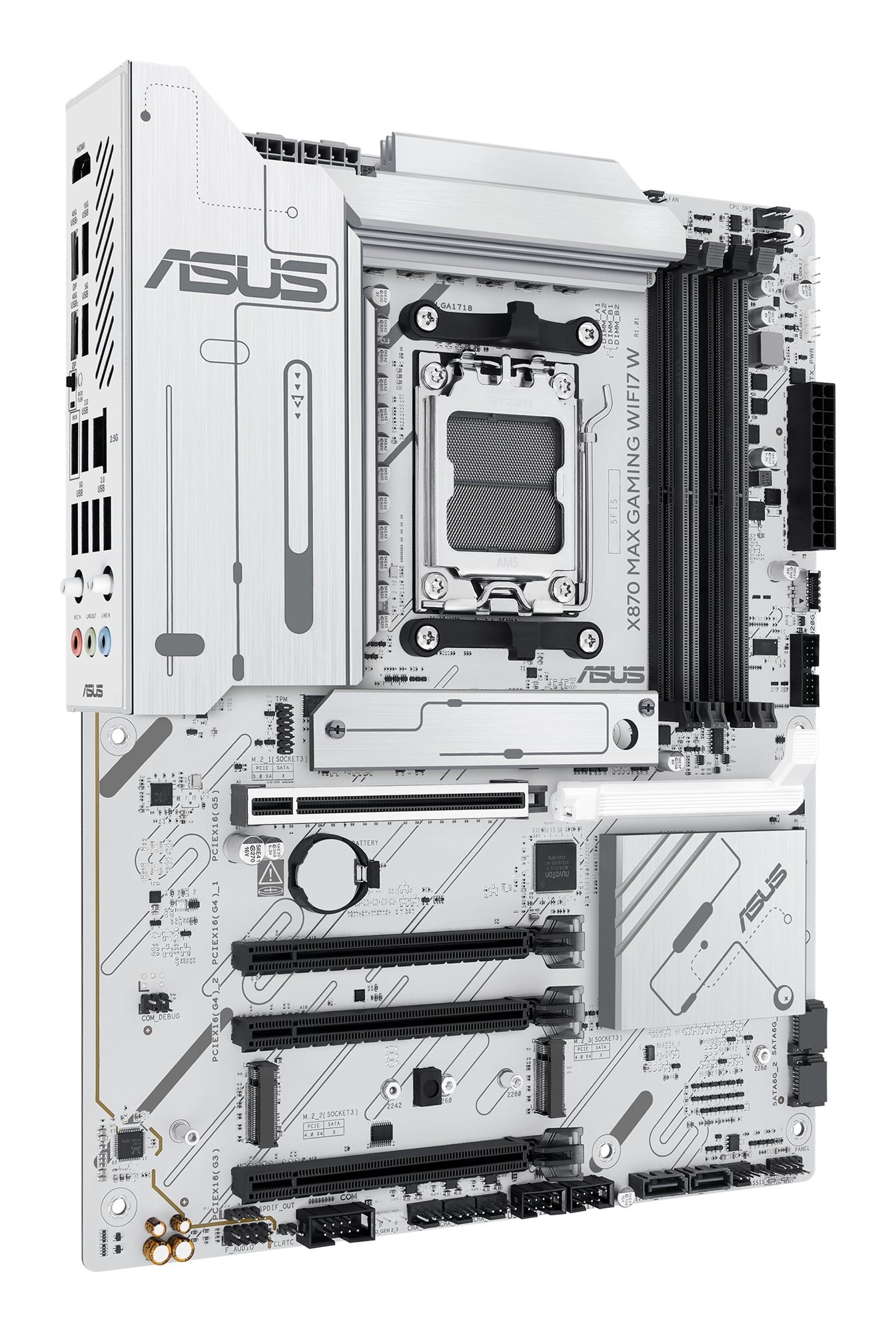 ASUS X870 MAX GAMING WIFI7 W AM5 MB 4xDDR5