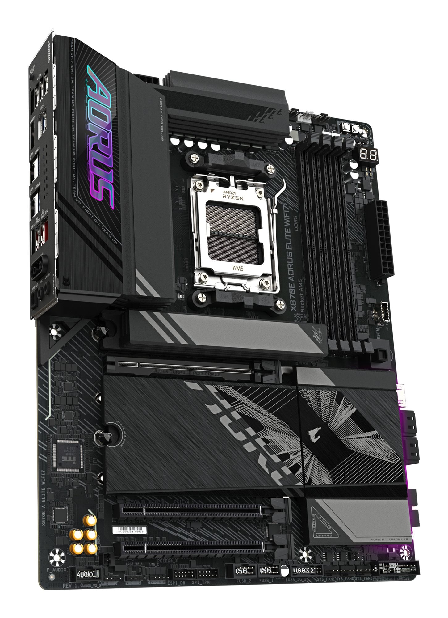 GIGABYTE X870E AORUS ELITE WIFI7 AMD X870E Emplacement AM5 ATX