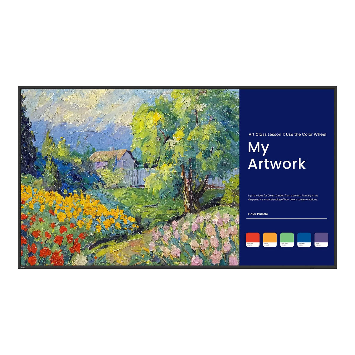 65'' Color: black backlight: direct LED