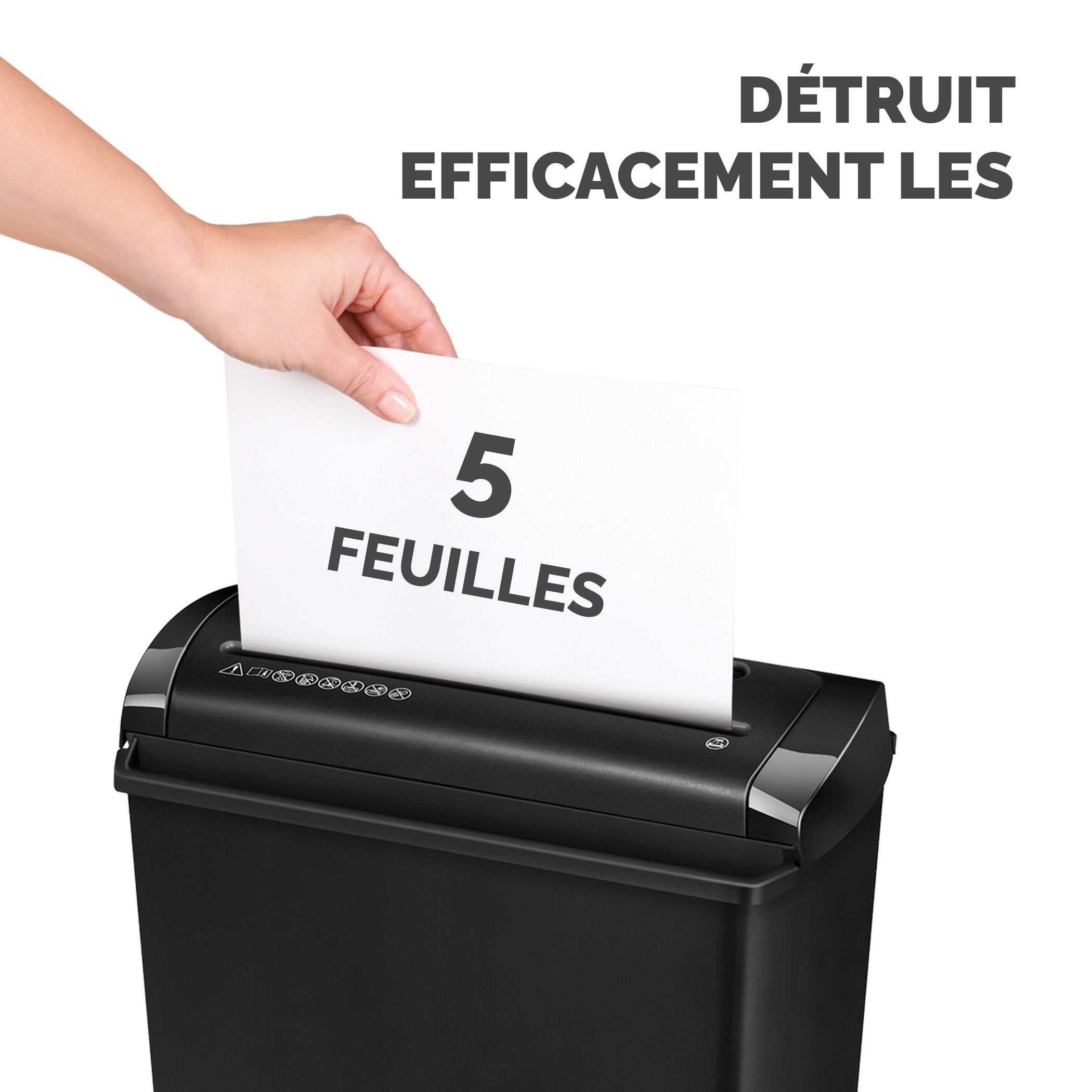 FELLOWES Destructeur Coupe Droite Powershred® P-25S