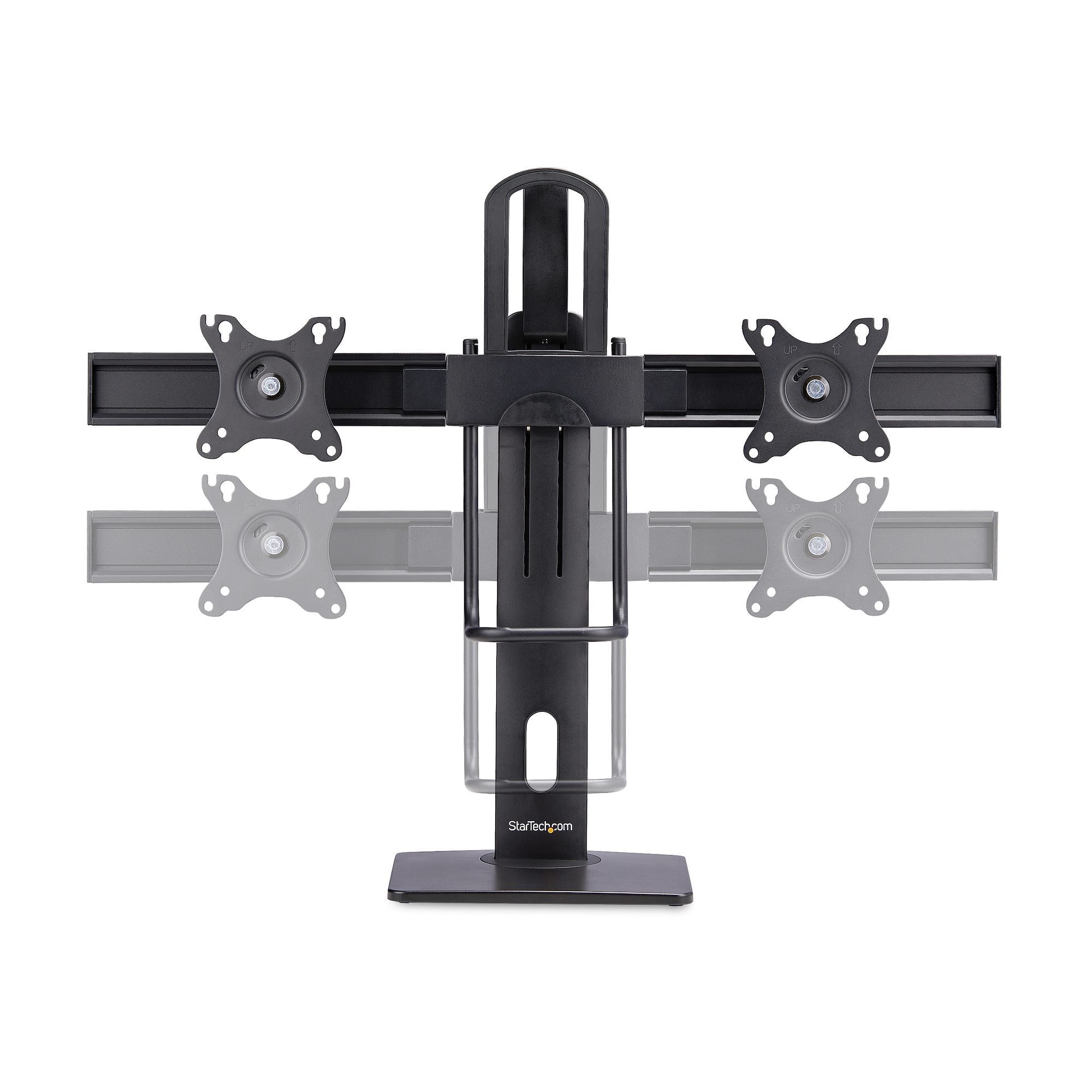 Crossbar Dual Monitor Desk Stand 27in
