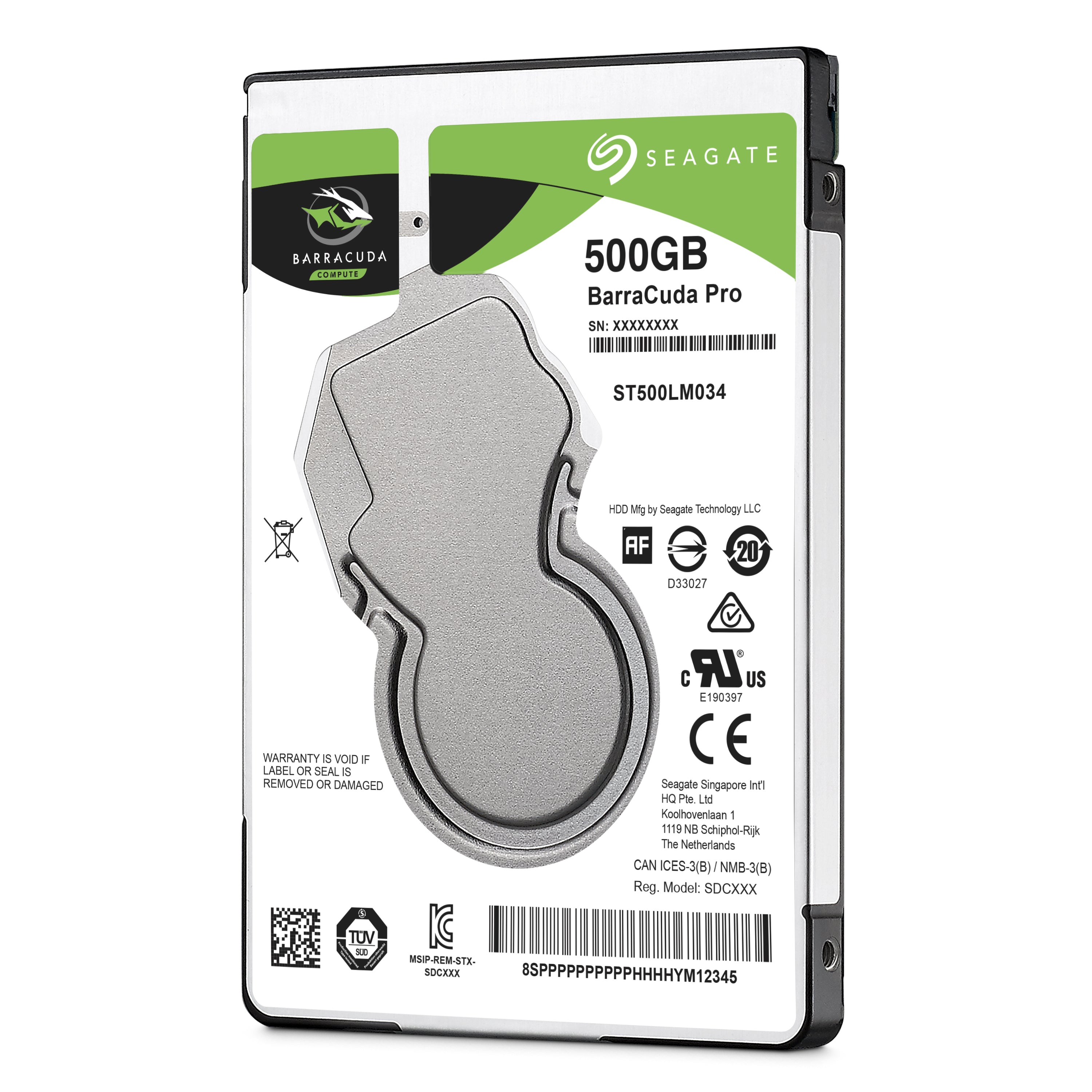 DD 2.5++ SATA III SEAGATE BarraCuda Pro - 500 Go