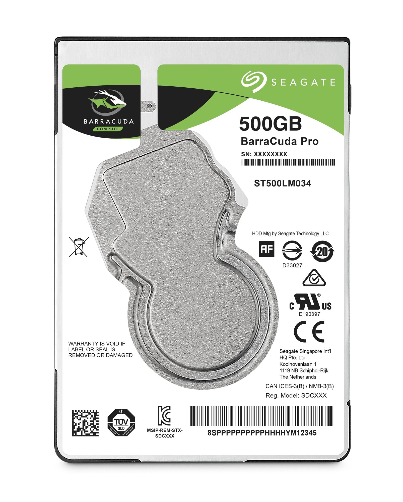 DD 2.5++ SATA III SEAGATE BarraCuda Pro - 500 Go