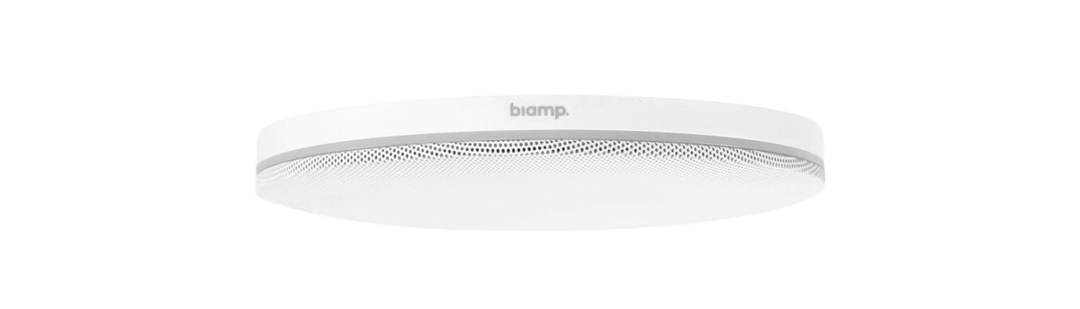 Biamp Conferencing hub and microphone; includes Devio SCR20 hub and one TCMXEX ceiling microphone White (quantity 111)