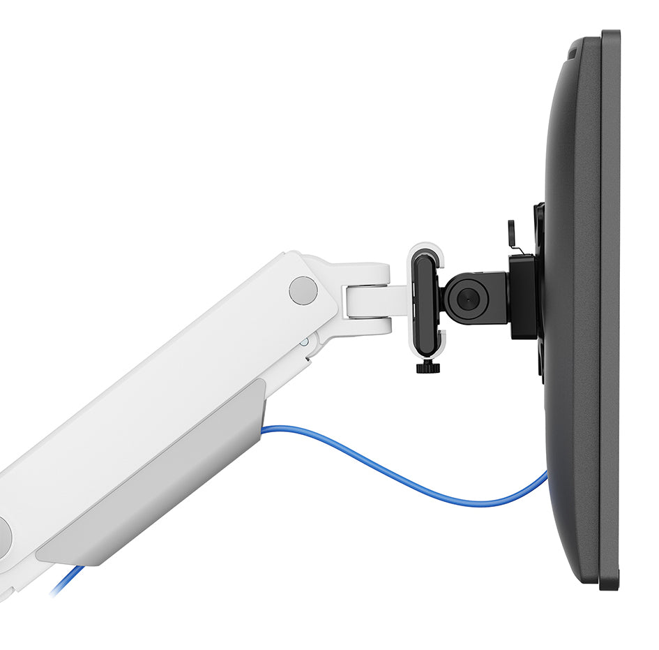 NEOMOUNTS DS65S-950WH2 Support décran à fixer 24-34p - ressort à gaz - Topfix - multiréglable - arrêt 180