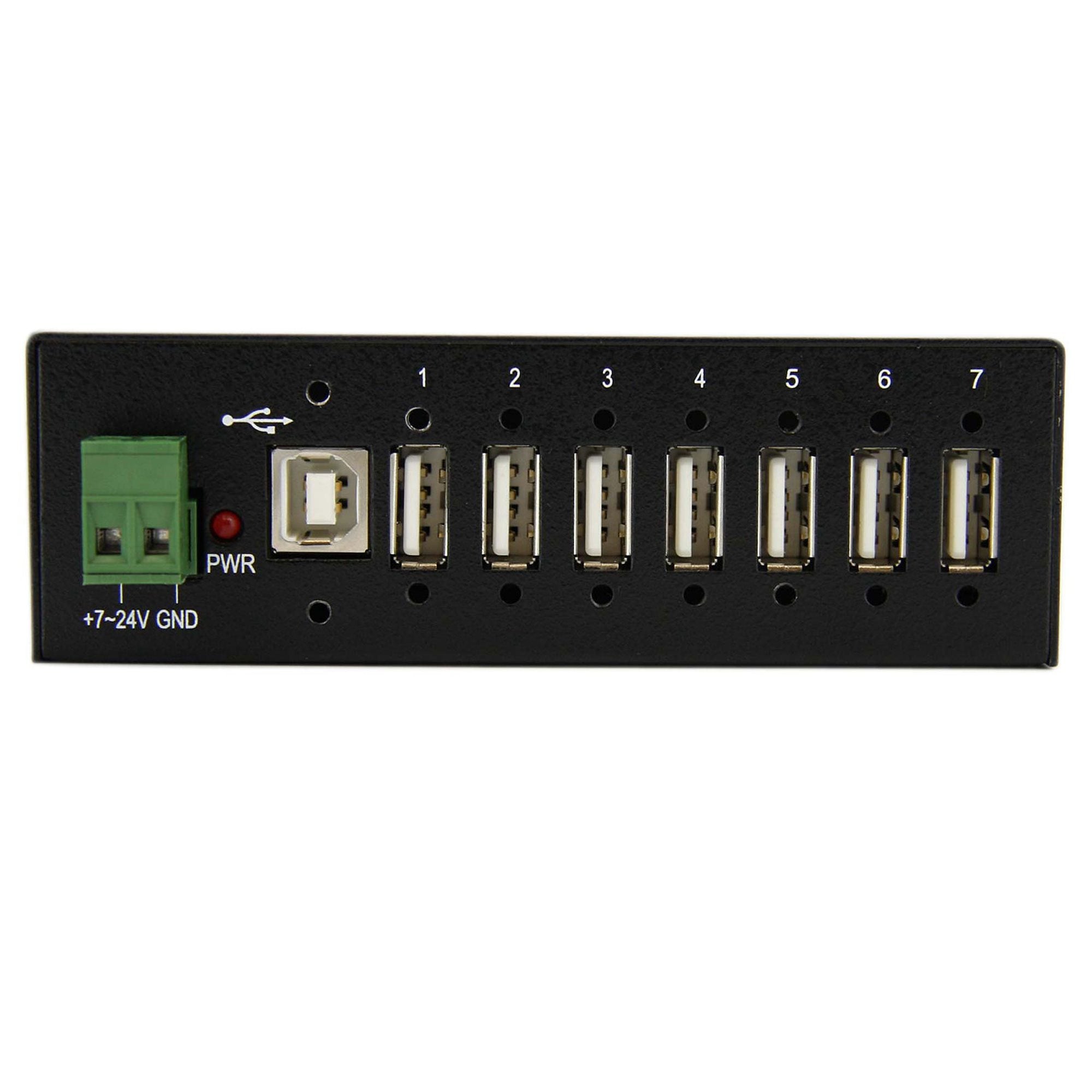 Mountable Industrial 7 Port USB Hub