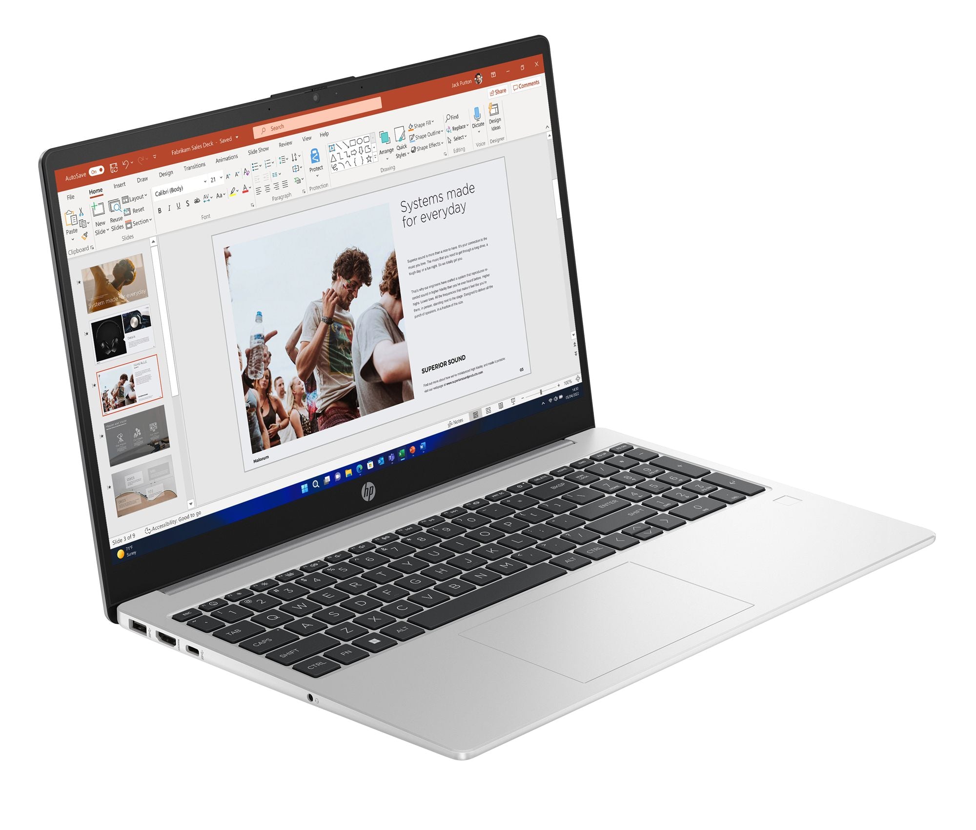 HP 255G10 R3-7330U 15 8GB/256 PC FR