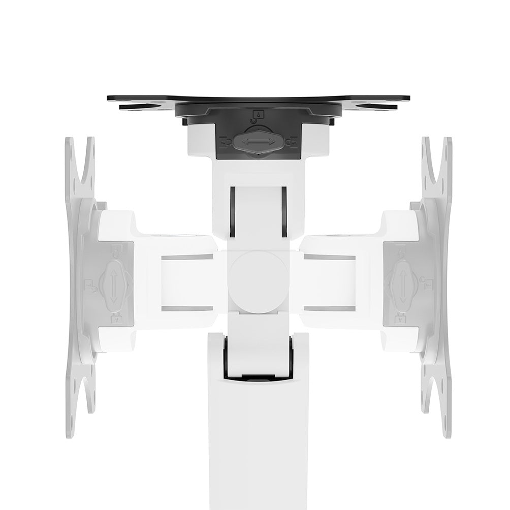 NEOMOUNTS DS70-250WH1 Support dÃ©cran Ã  fixer 17-35p - ressort Ã  gaz - Topfix - arrÃªt 180