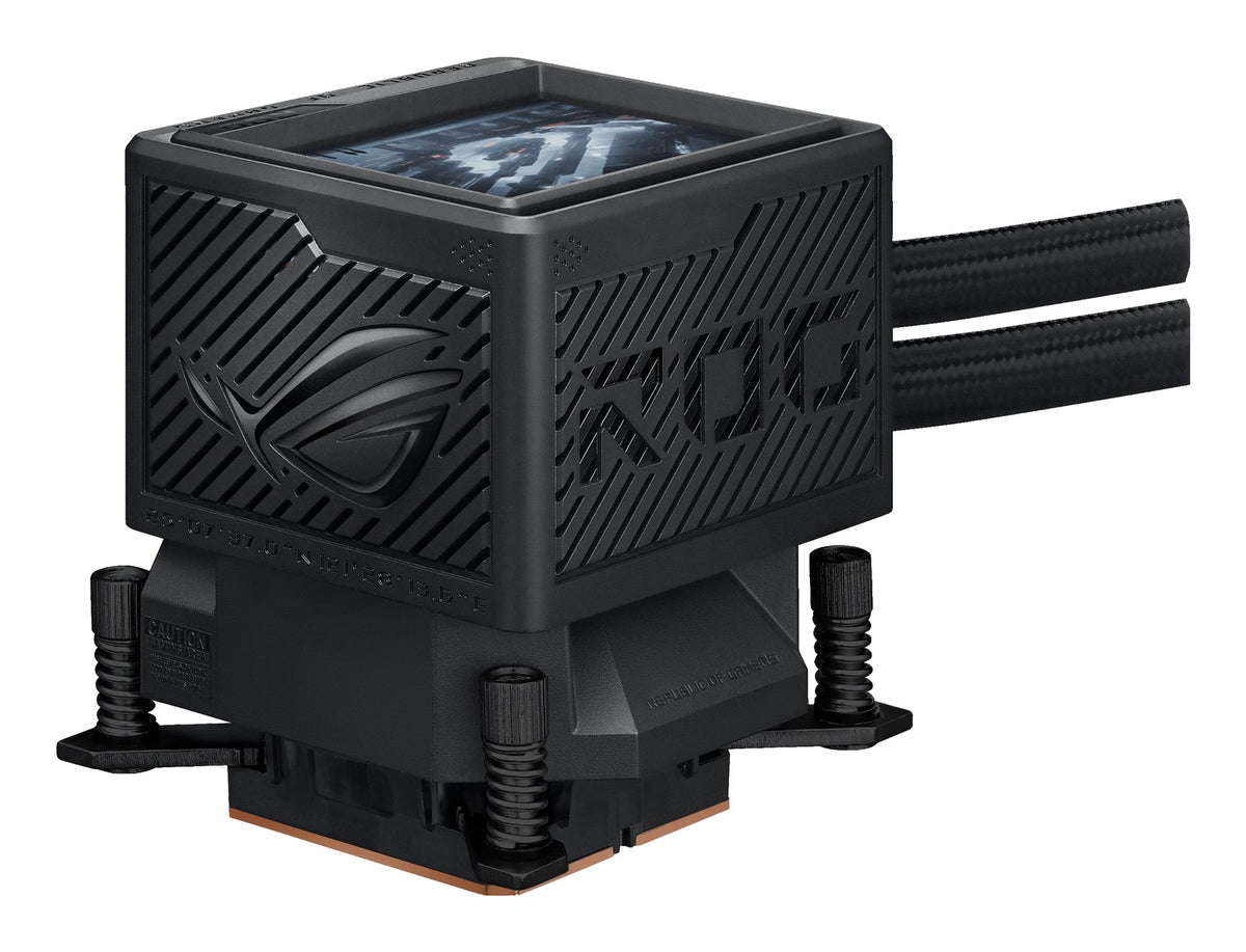 ASUS ROG Ryujin III 360 ARGB Extreme all-in-one liquid CPU cooler with Aseteks Emma Gen8 V2 pump