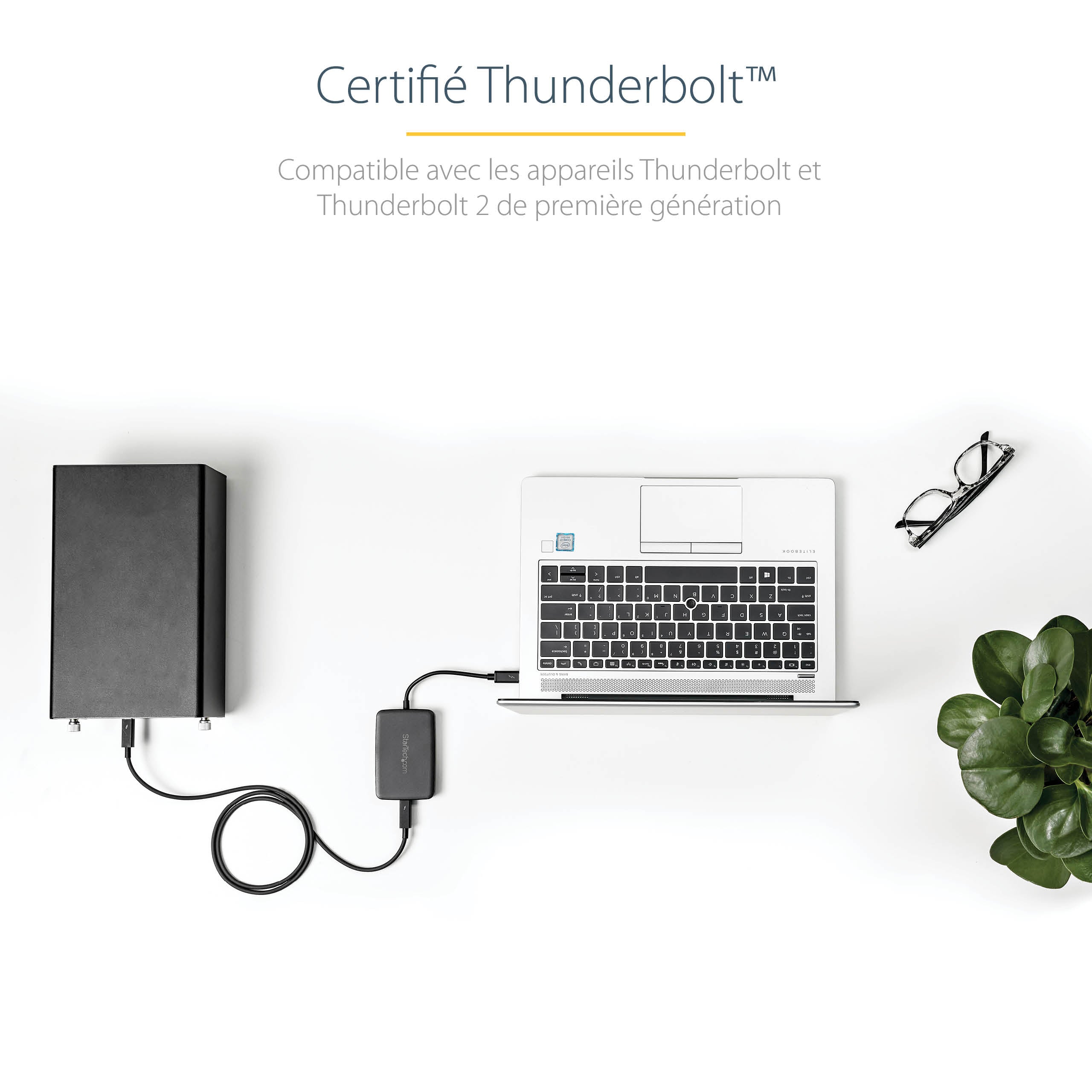 Thunderbolt 3 to Thunderbolt Adapter