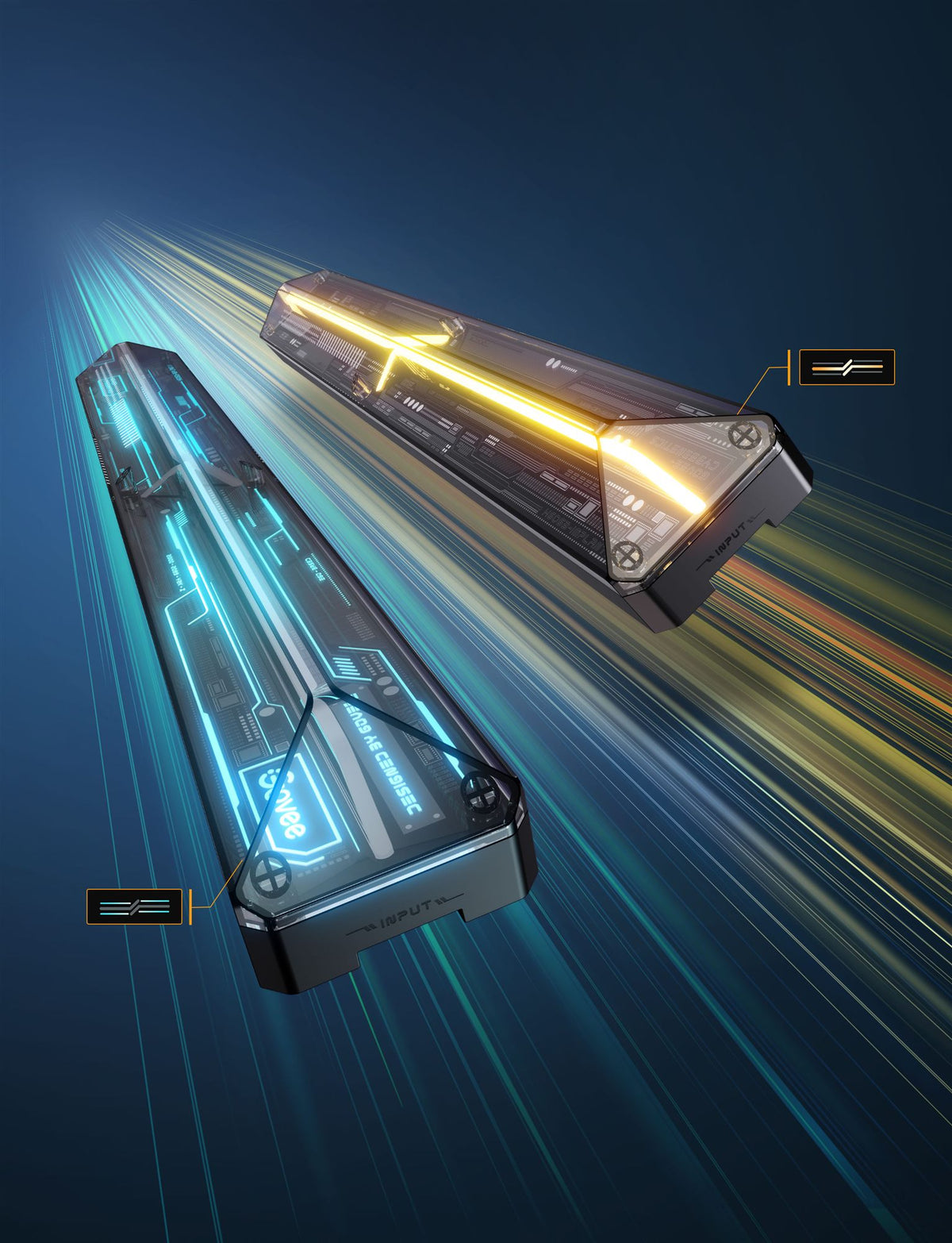 Govee H6063 Gaming Wall Light | Éclairage LED | RGBIC, Wi-Fi 2.4GHz + Bluetooth