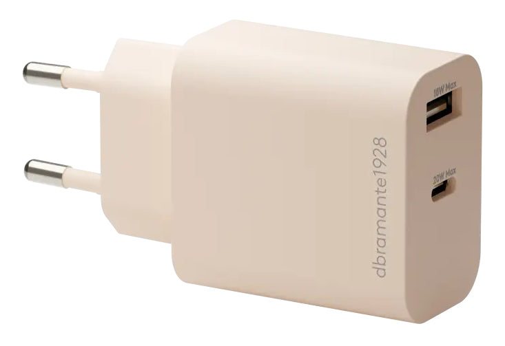 EU Wall Charger USB-C 20W+USB-A 18W BGE