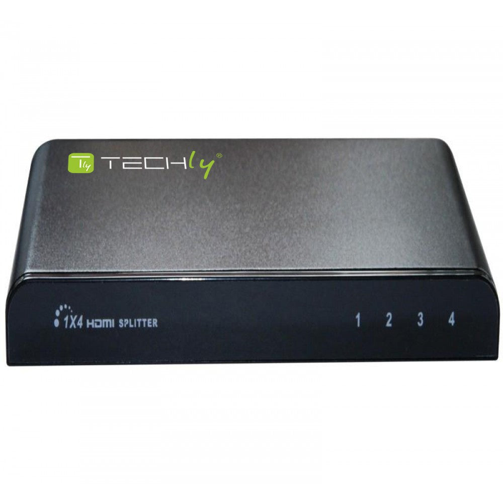 Techly IDATA HDMI-4K4 Répartiteur HDMI 1.4 4K@30Hz 1x4 Actif