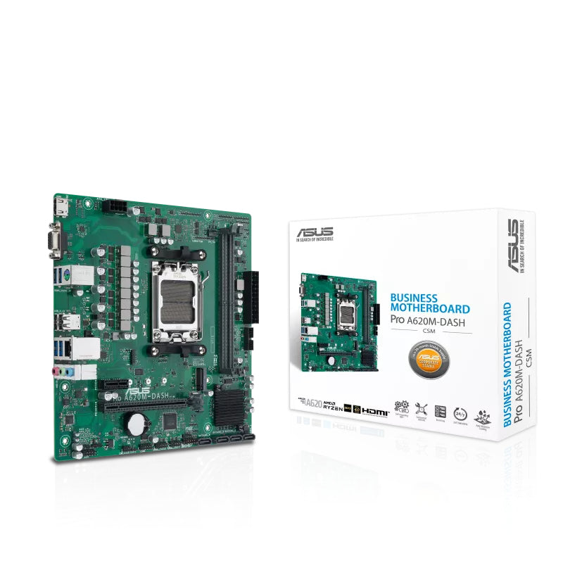 ASUS PRO A620M-DASH-CSM AM5 2DDR4 microATX 4xSATA MB 1xHDMI 1xD-Sub 1xM.2