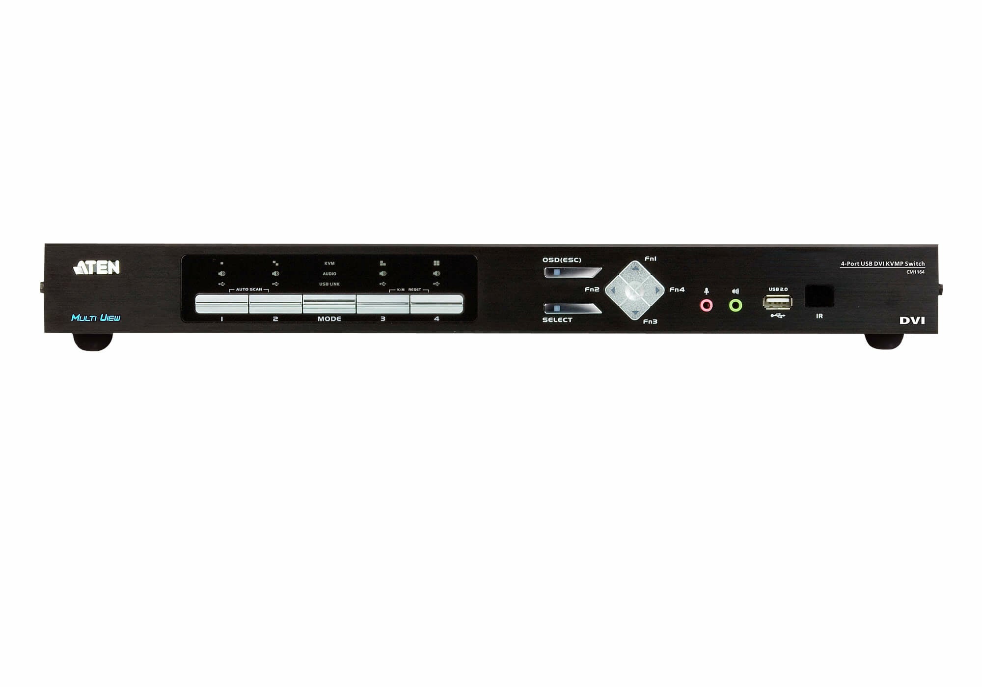 ATEN PREMIUM CM1164A KVM MOSAÏC DVI/USB/Audio 4 PORTS