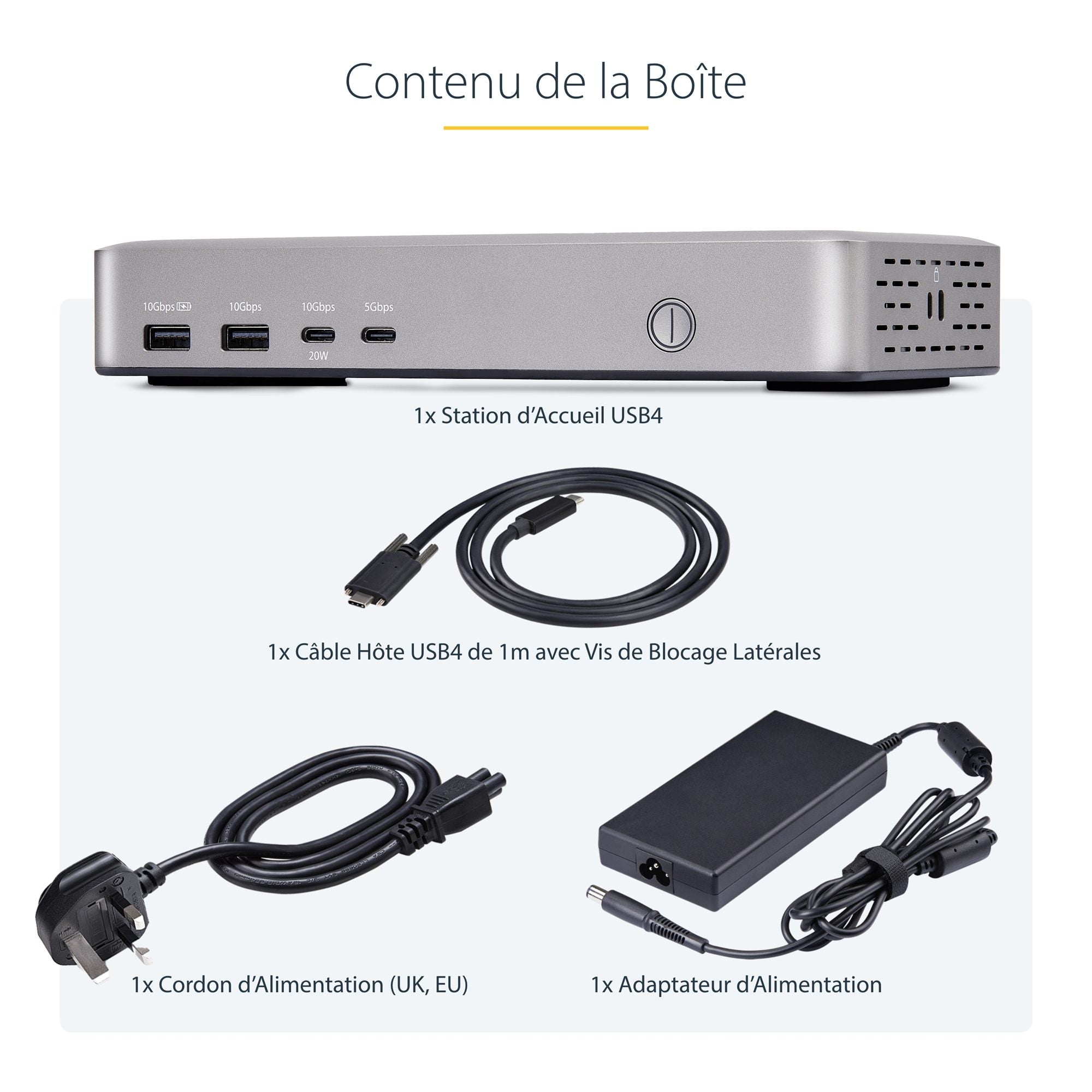 USB4 Docking Station Dual 4K 60Hz HDMI