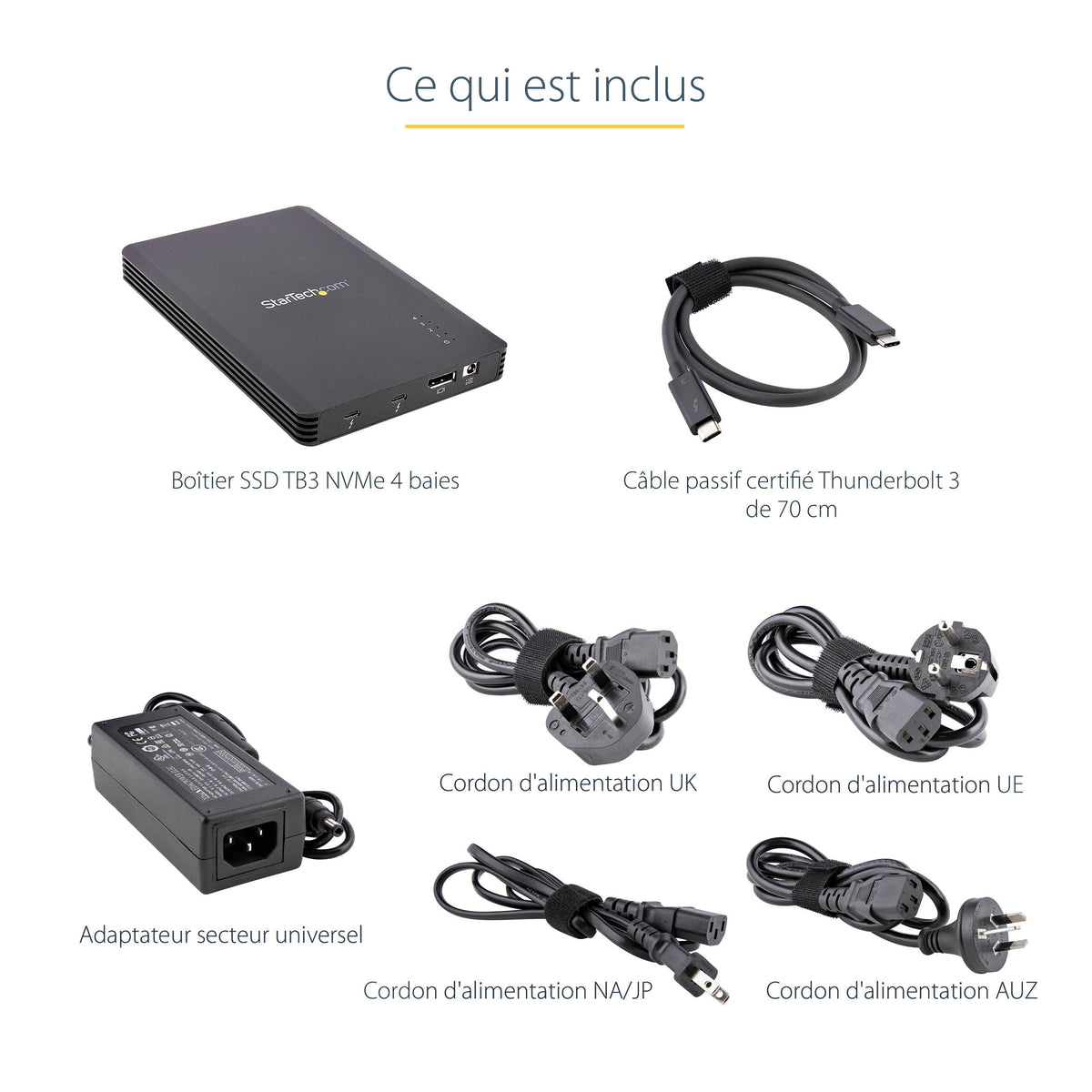 4 Bay Thunderbolt 3 NVMe Enclosure
