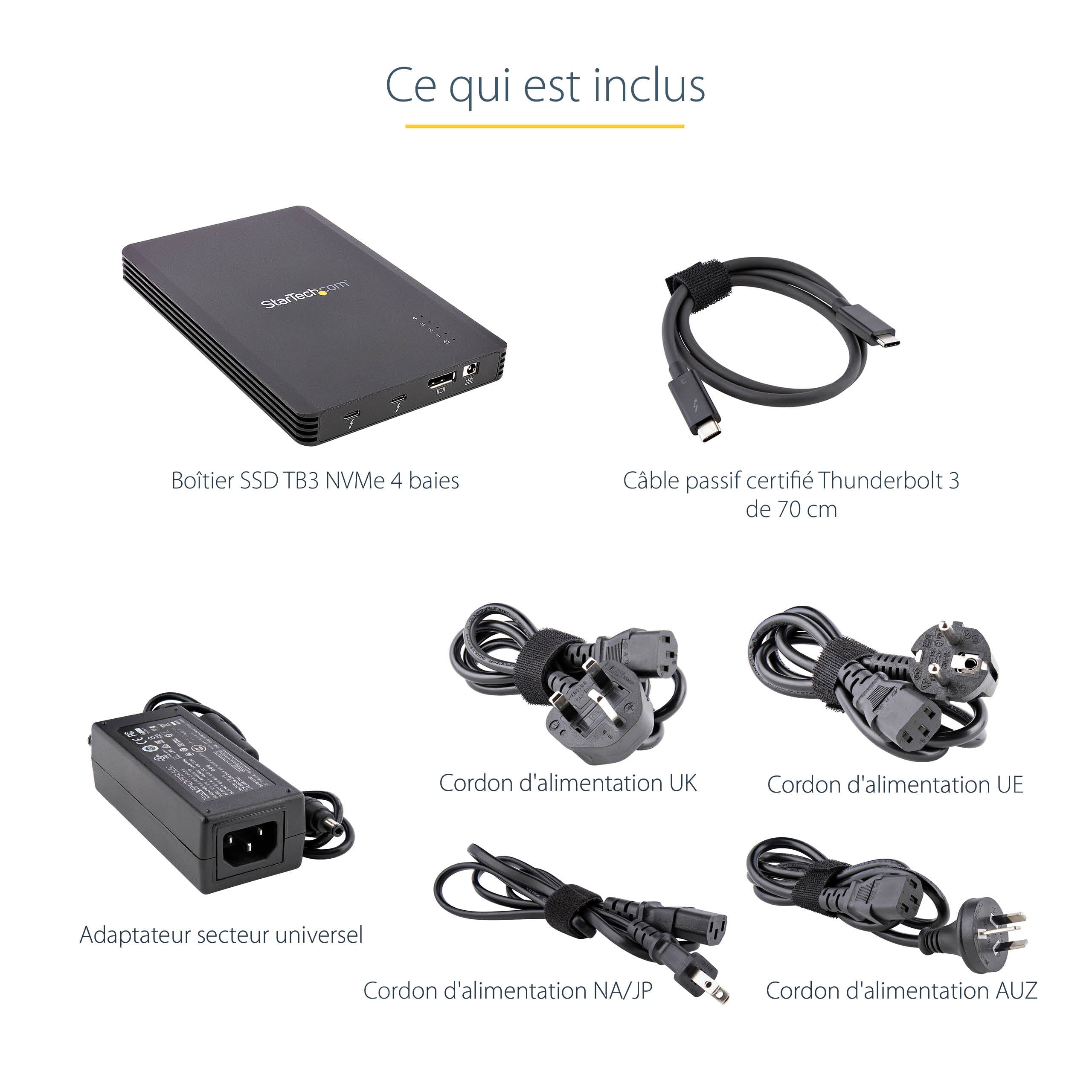 4 Bay Thunderbolt 3 NVMe Enclosure