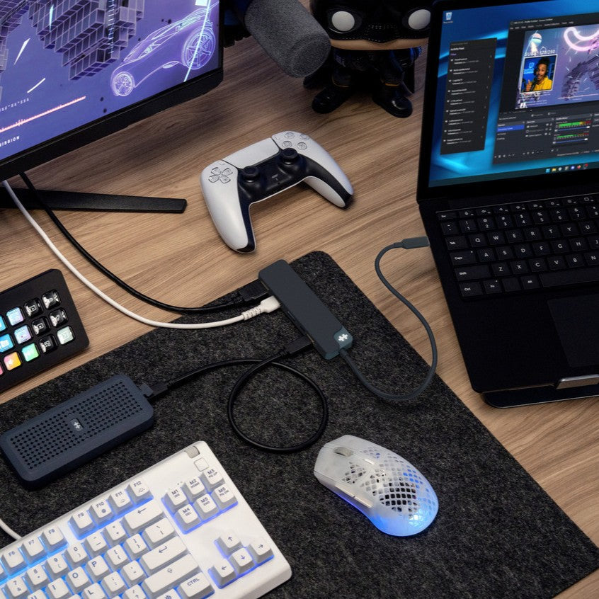 HyperDrive Flex 5 Port USB-C Hub Black