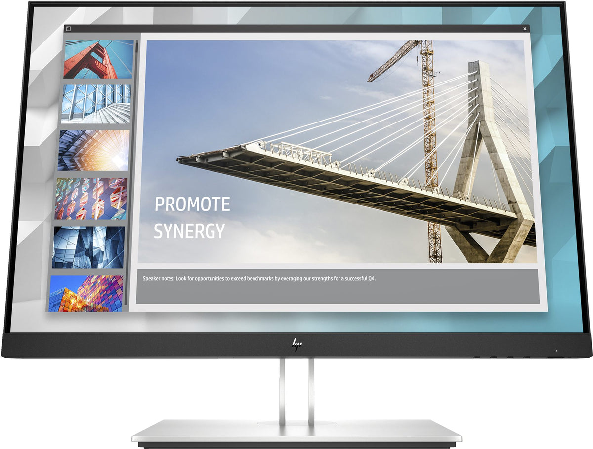 "HP E-Series E24i G4 61 cm (24"") 1920 x 1200 pixels WUXGA Noir, Argent"
