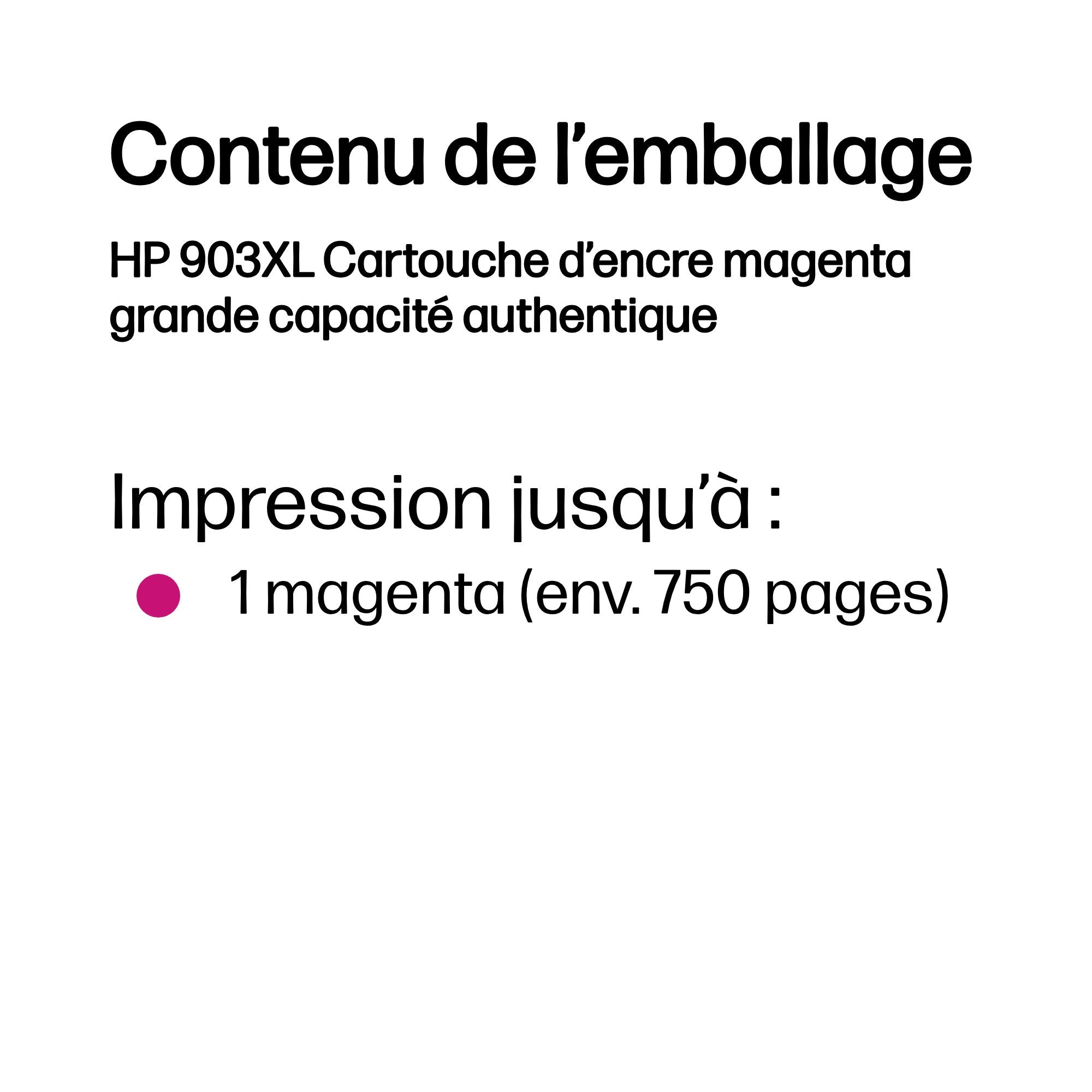 HP 903XL High Yield Magenta Original Ink Cartridge