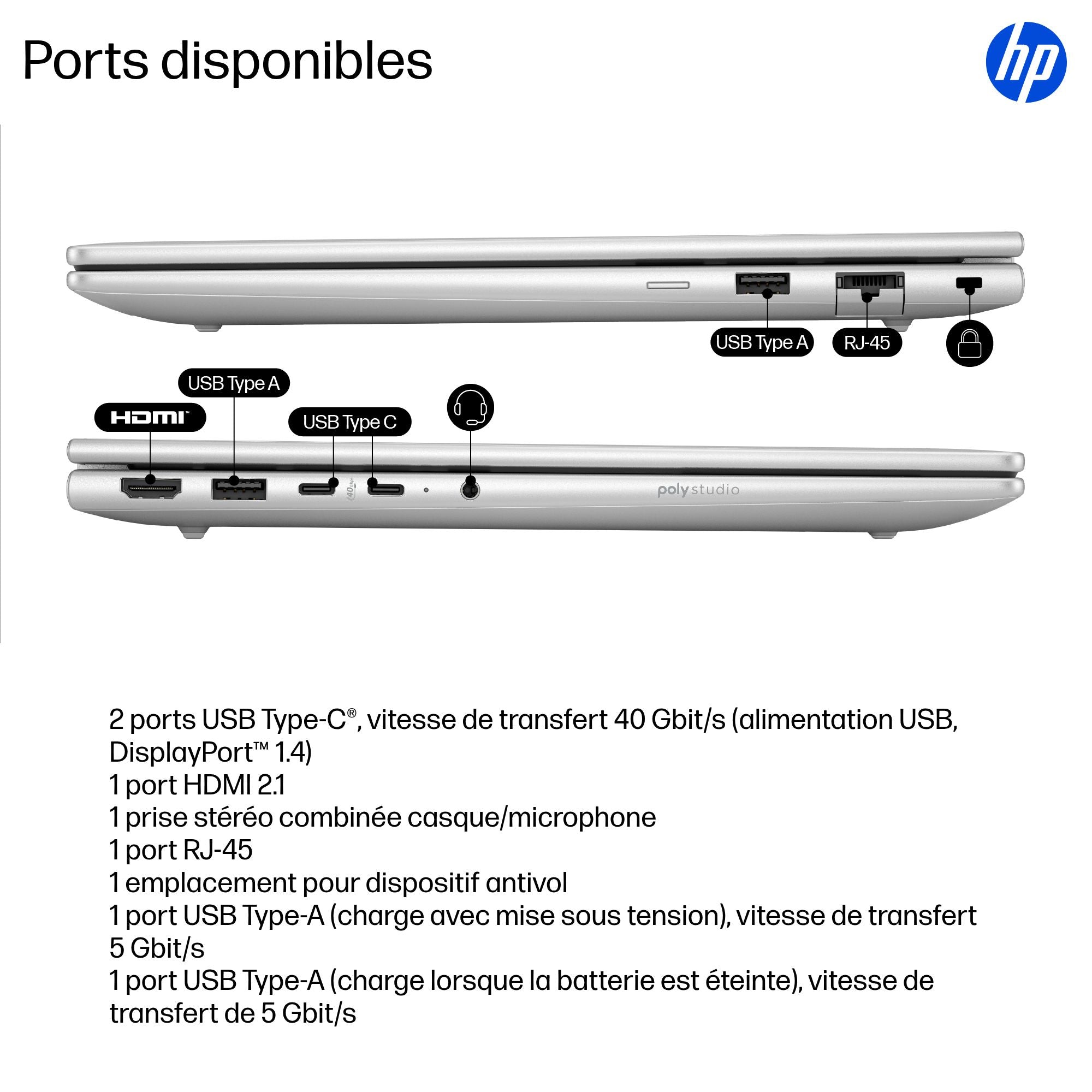 HP ProBook 4 G1q Snapdragon X1-26-100 14p WUXGA 16Go 512Go SSD UMA W11P 1/1/0