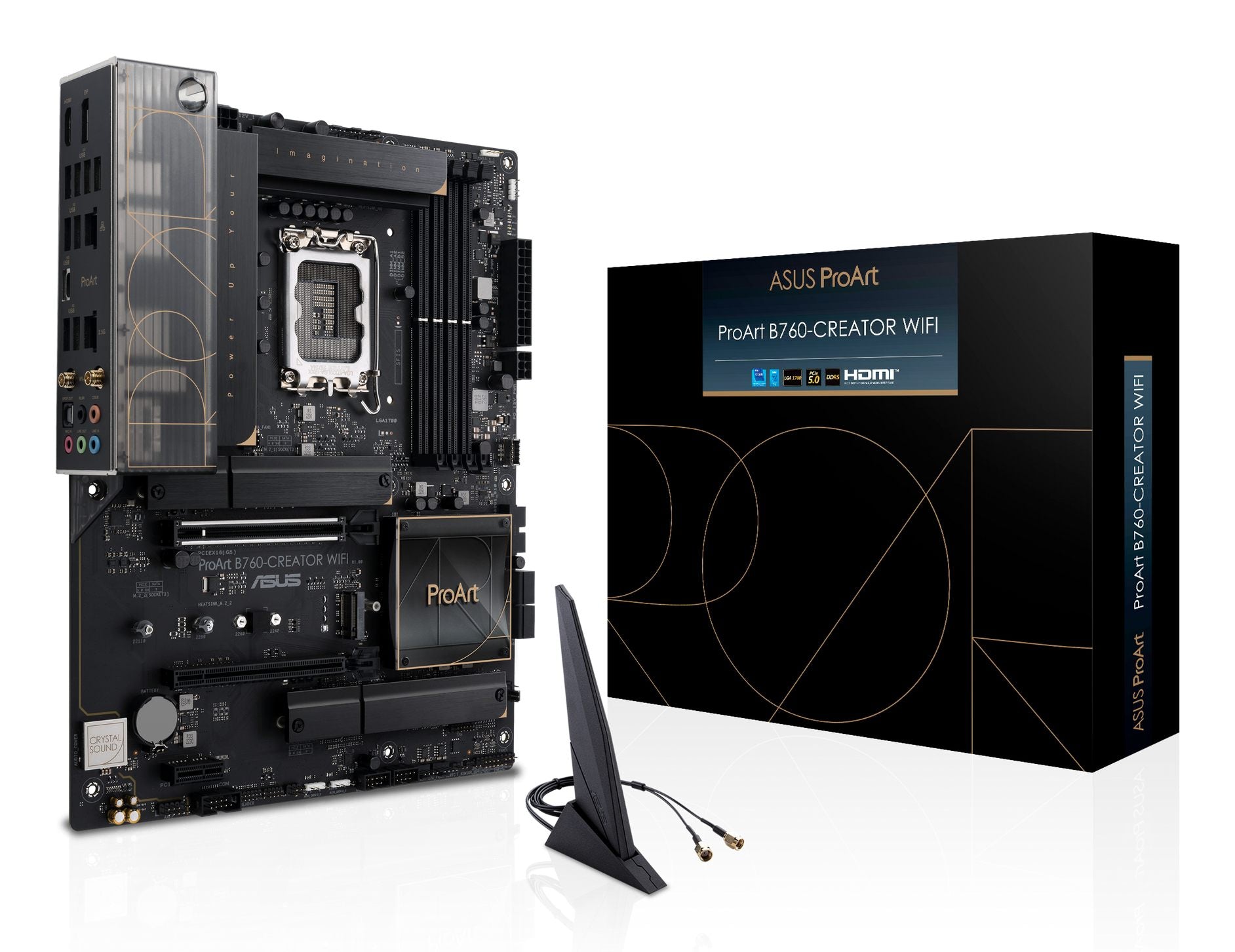 ASUS PROART B760-CREATOR WIFI LGA 1700 4xDDR5 ATX 4xSATA MB 1xHDMI 1xDP 3xM.2