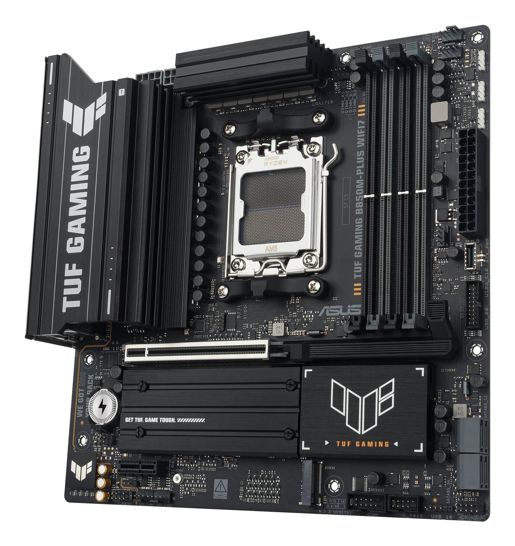 ASUS AMD TUF GAMING B850M-PLUS WIFI7 Micro-ATX motherboard DDR5 PCIe 5.0 3xM.2 1xHDMI 1xDisplayPort