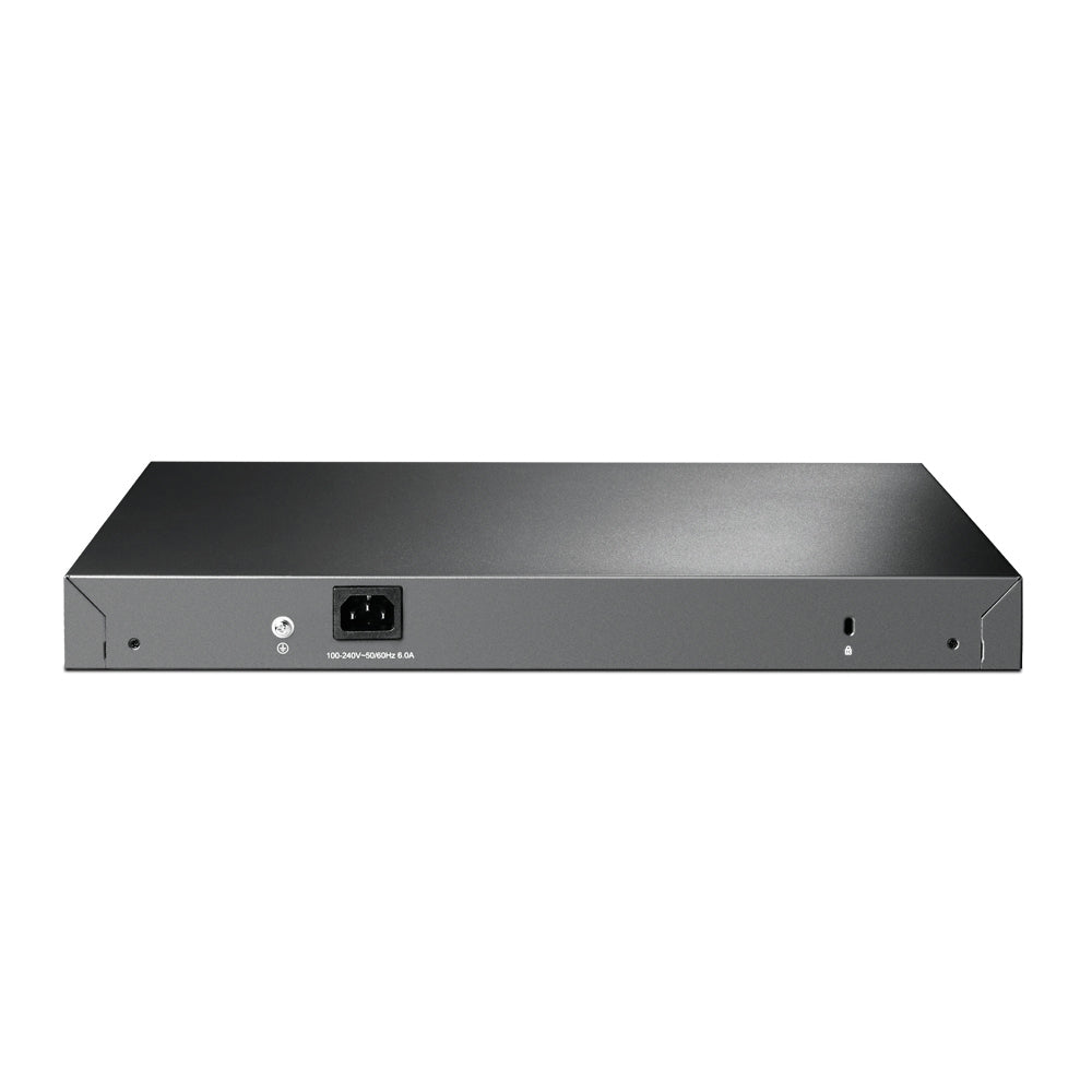 TP-Link JetStream TL-SG3428XMP commutateur réseau Géré L2+ Gigabit Ethernet (10/100/1000) Connexion Ethernet, supportant l'alimentation via ce port (PoE) 1U Noi