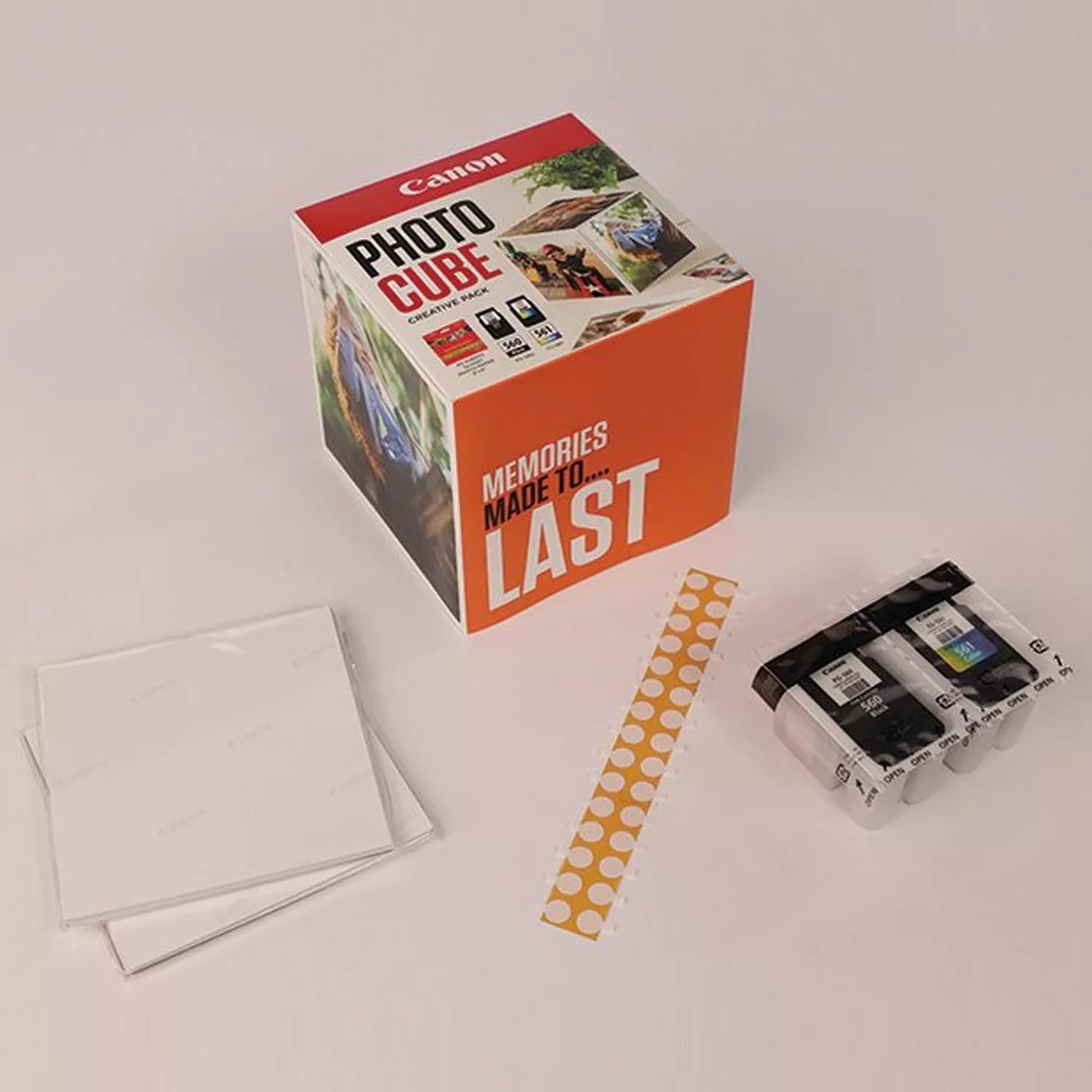 CANON PG-560/CL-561 Ink Cartridge Photo Cube Creative Pack White Orange