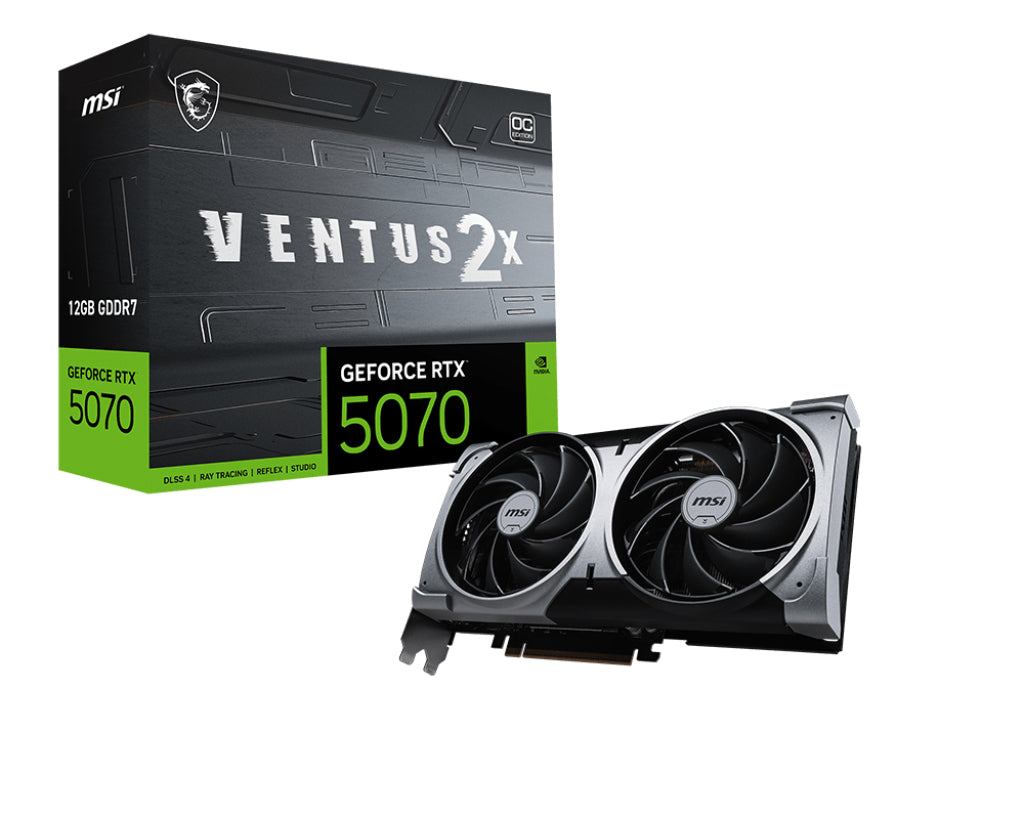 MSI GeForce RTX 5070 VENTUS 2X OC 12 Go DLSS 4