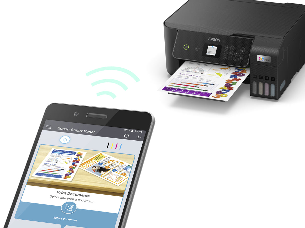 EPSON EcoTank ET-2871 MFP colour inkjet ITS A4 10ppm Print 100sheets Wi-Fi USB Black