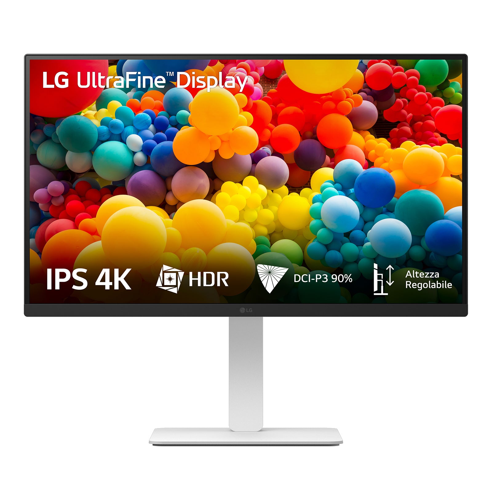 "LG 27US550-W écran plat de PC 68,6 cm (27"") 3840 x 2160 pixels 4K Ultra HD LCD Blanc"