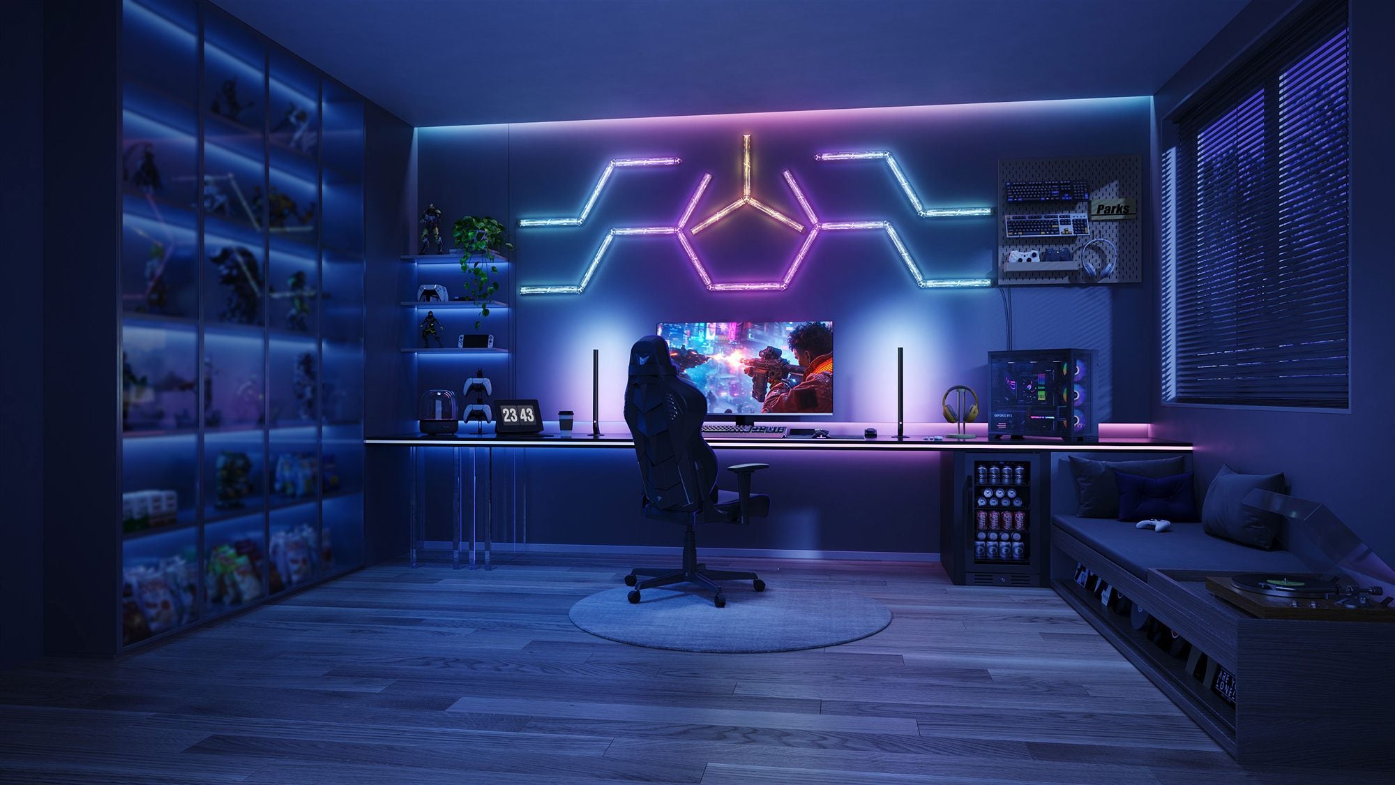 Govee H6063 Gaming Wall Light | Éclairage LED | RGBIC, Wi-Fi 2.4GHz + Bluetooth