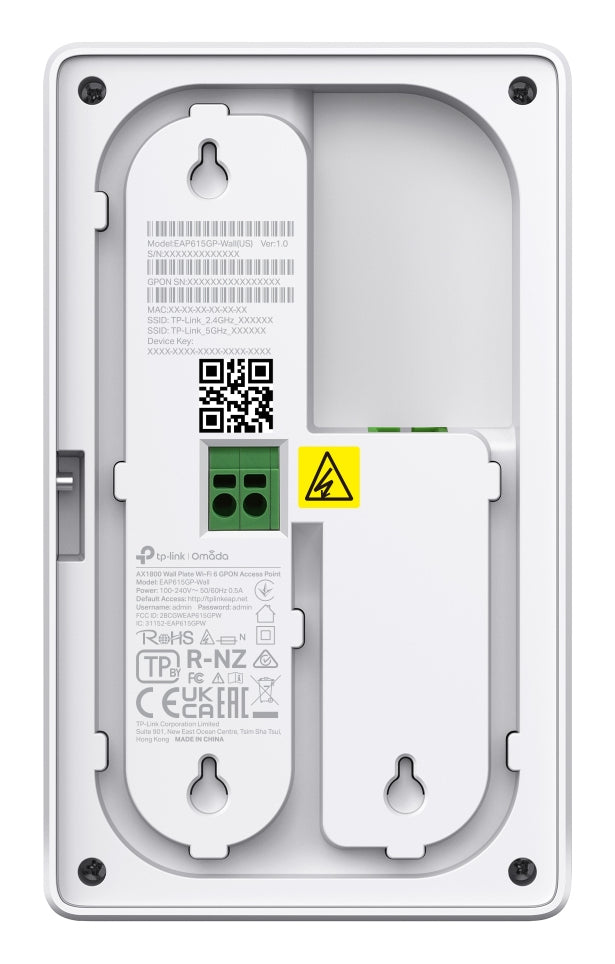 Omada AX1800 Wall-Plate Dual-Band Wi-Fi