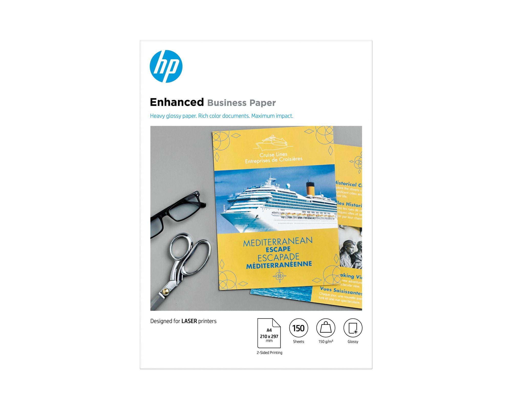 HP 150 Professional glossy paper laser CG965A 150g/m2 A4 150 sheets 1-pack