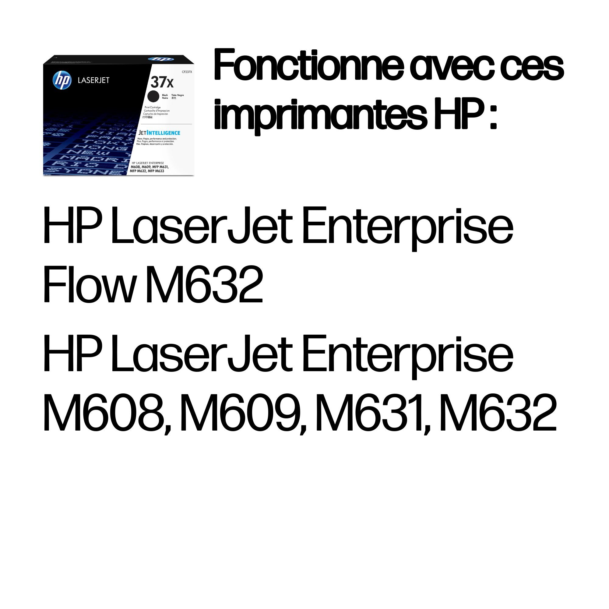 HP 37X original LaserJet Toner cartridge CF237X Black Extra High Yield