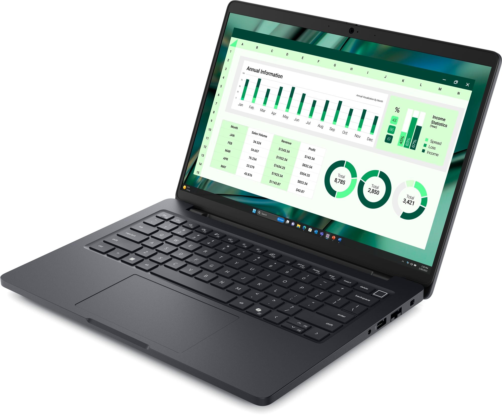 DELL Pro Max 14 MC14250 Intel Core Ultra 7 255H Station de travail mobile 35,6 cm (14") Full HD+ 16 Go LPDDR5x-SDRAM 512 Go SSD Wi-Fi 7 (802.11be) Windows 11 Pr