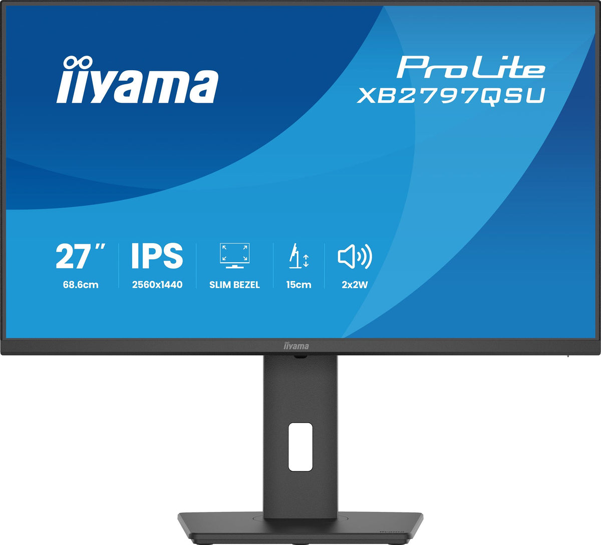 XB2797QSU-B1 27" Business QHD BLACK